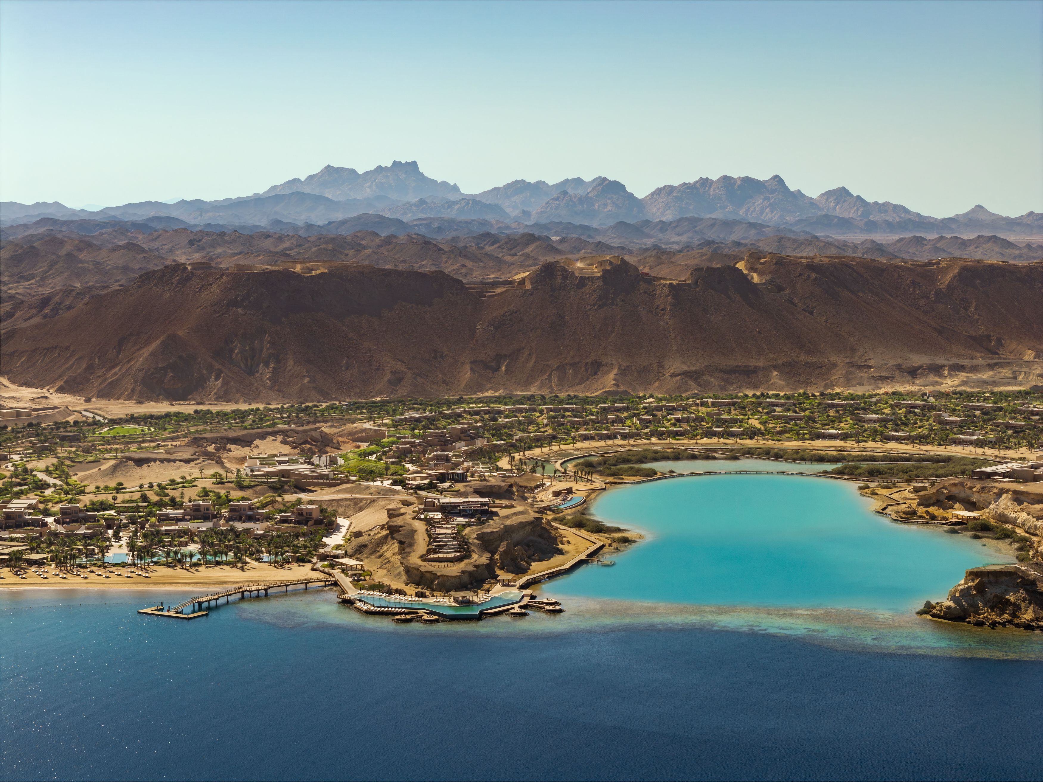 Aerial View Hijaz Mountain