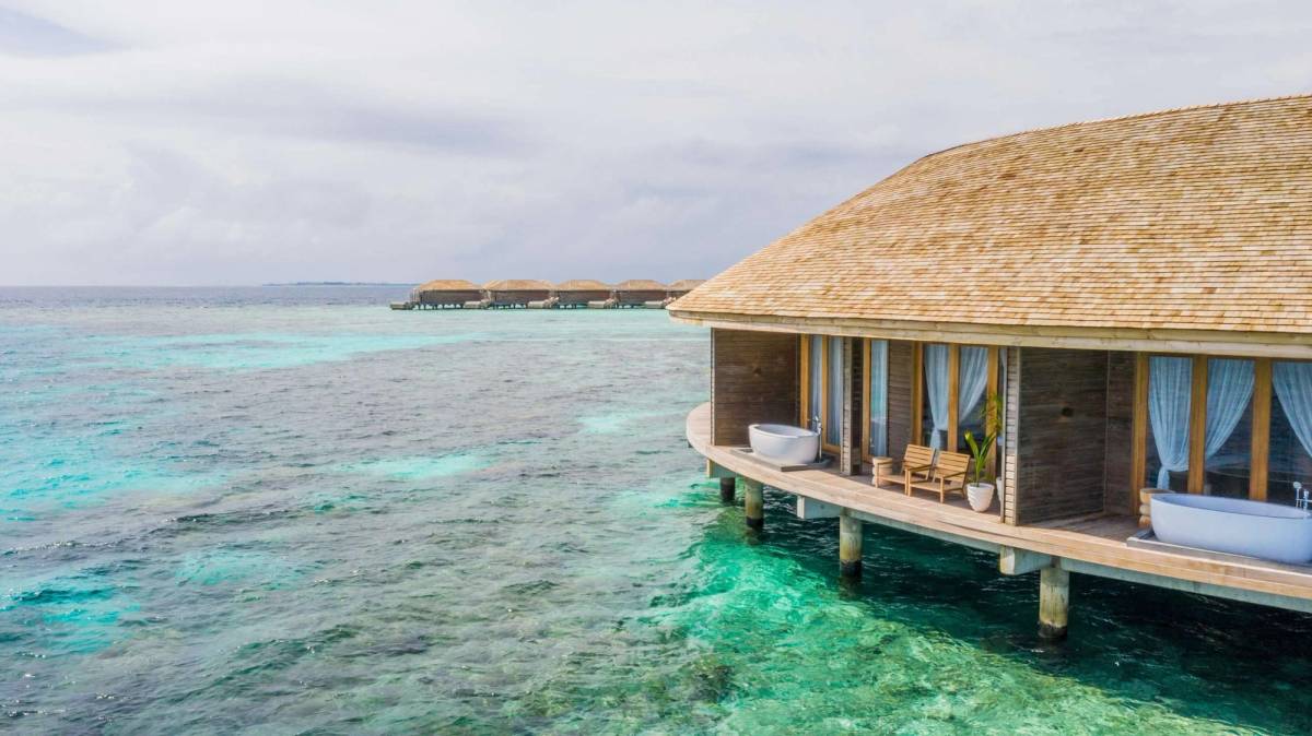 The Baani Spa über dem Wasser