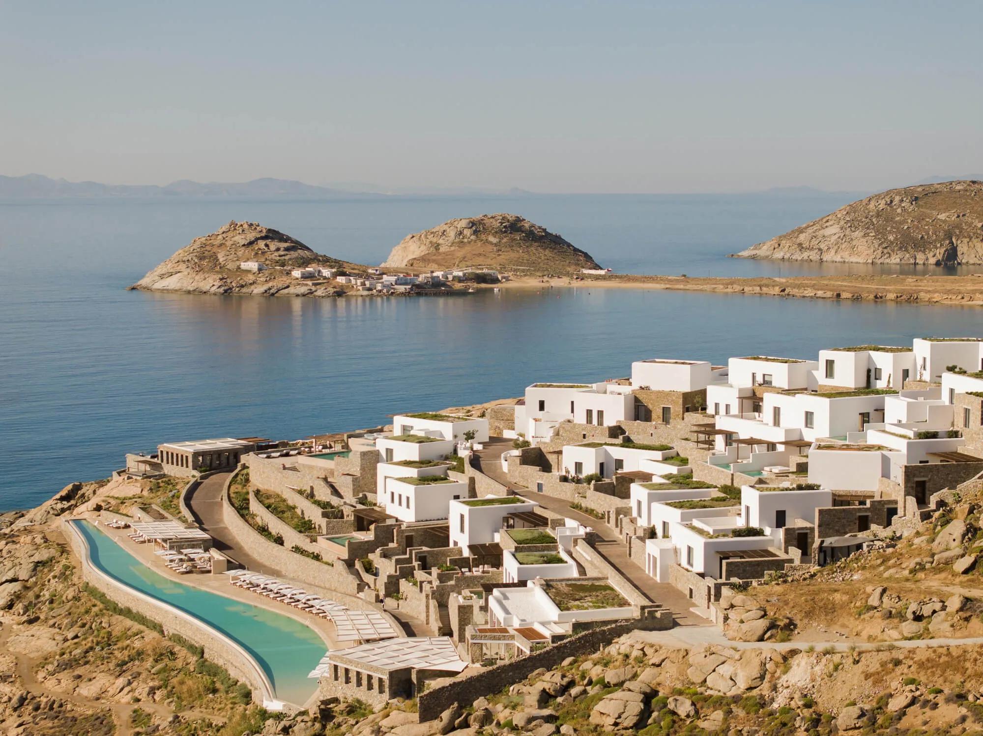 Cali Mykonos Aerial