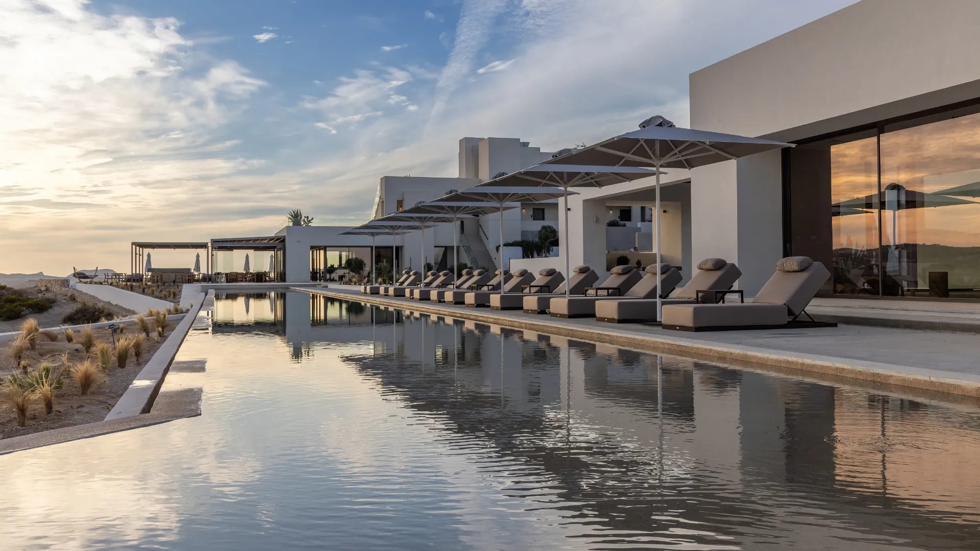 Pool Domes White Exterior