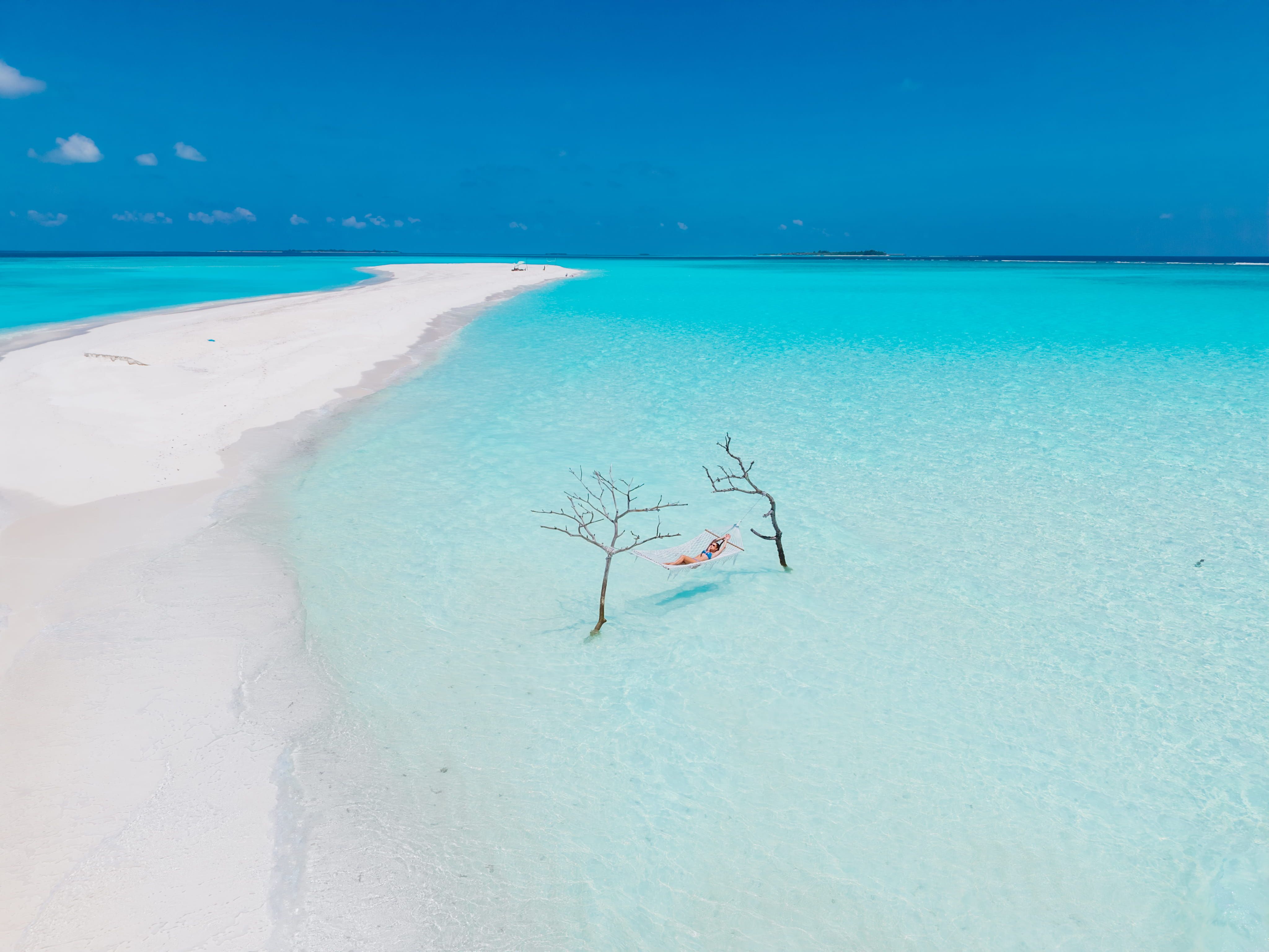 Sandbank at Fushifaru Maldives