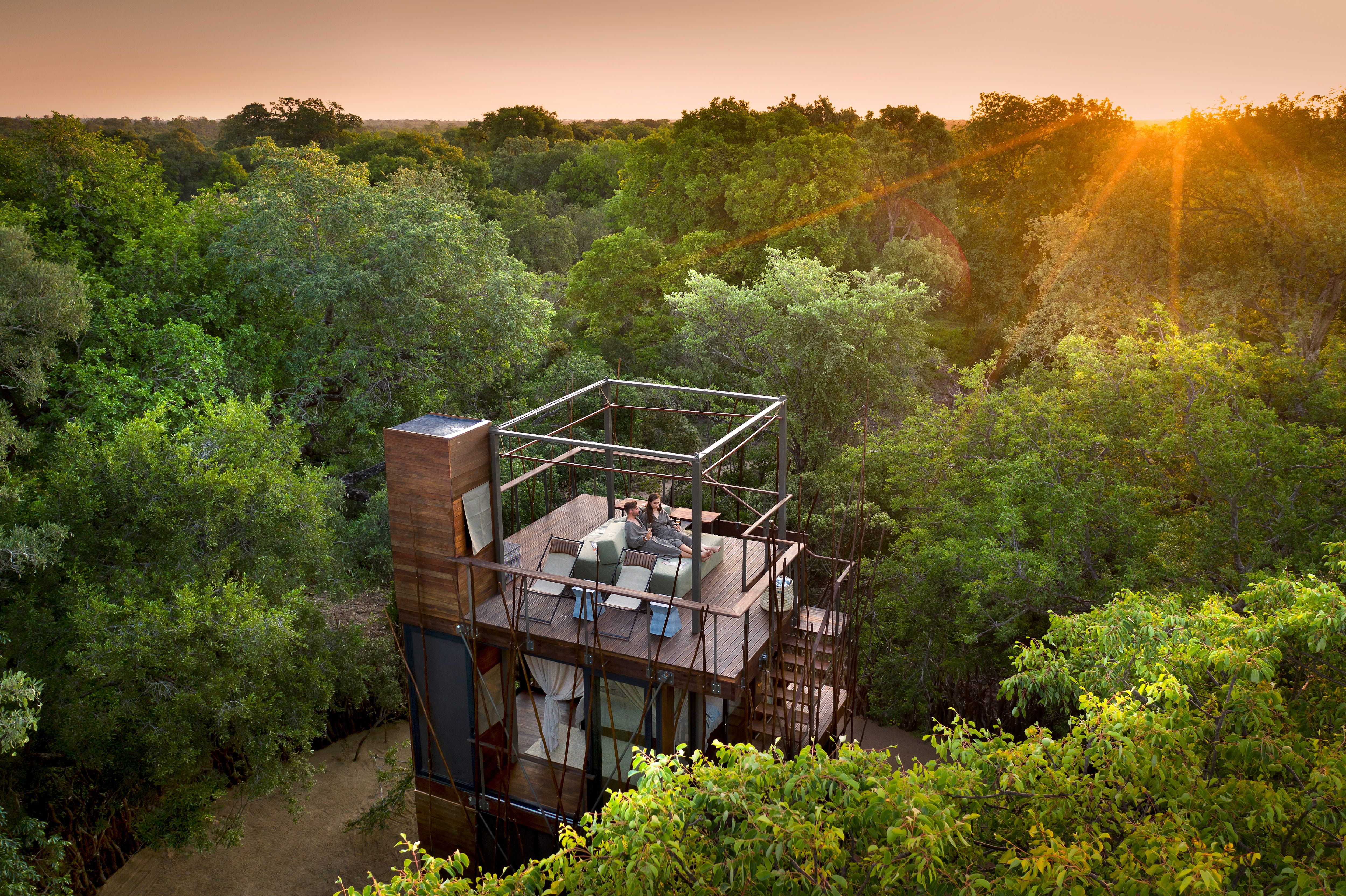 Sleep-out in the treehouse