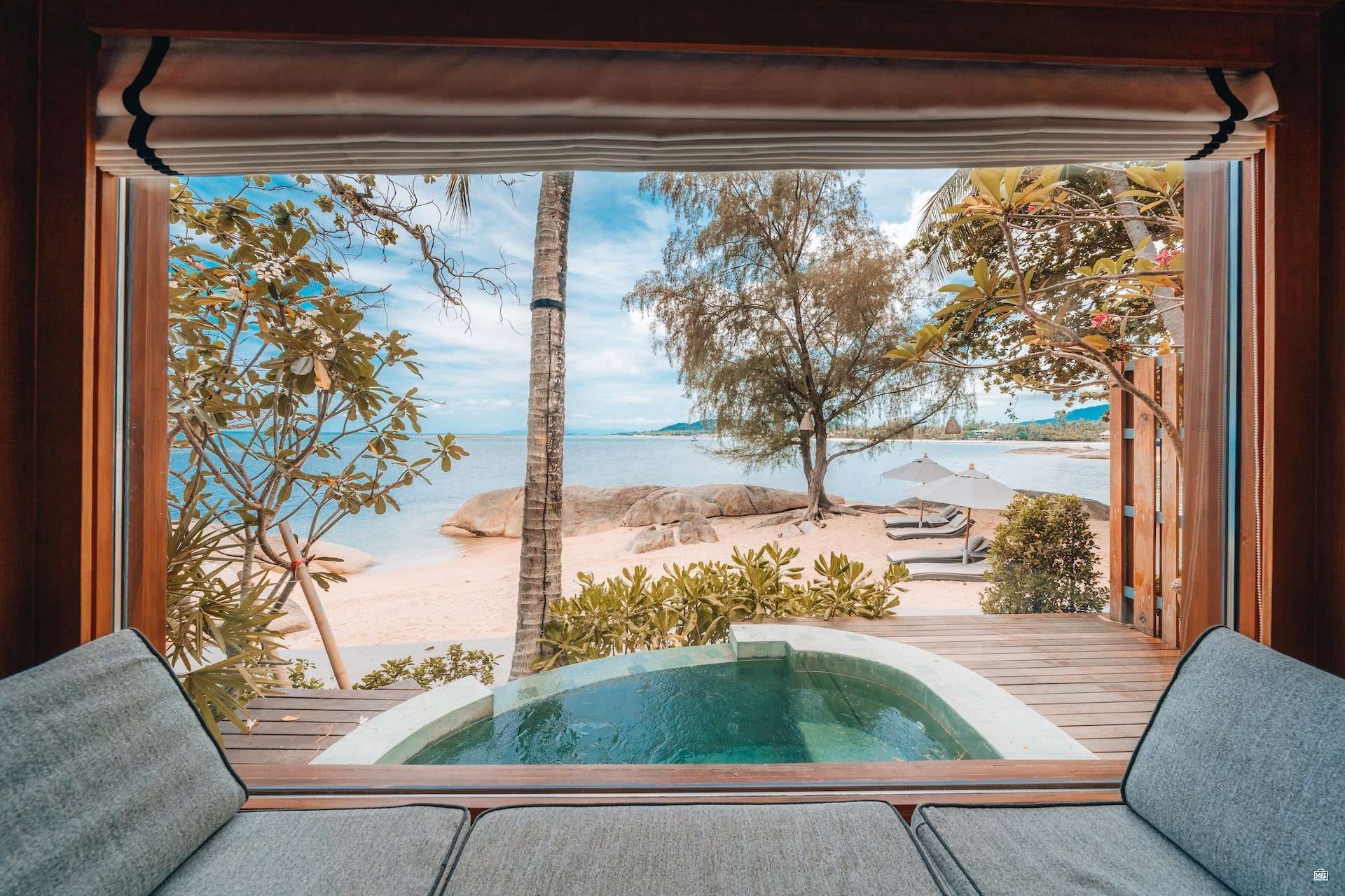 Premier Beachfront with Plunge Pool