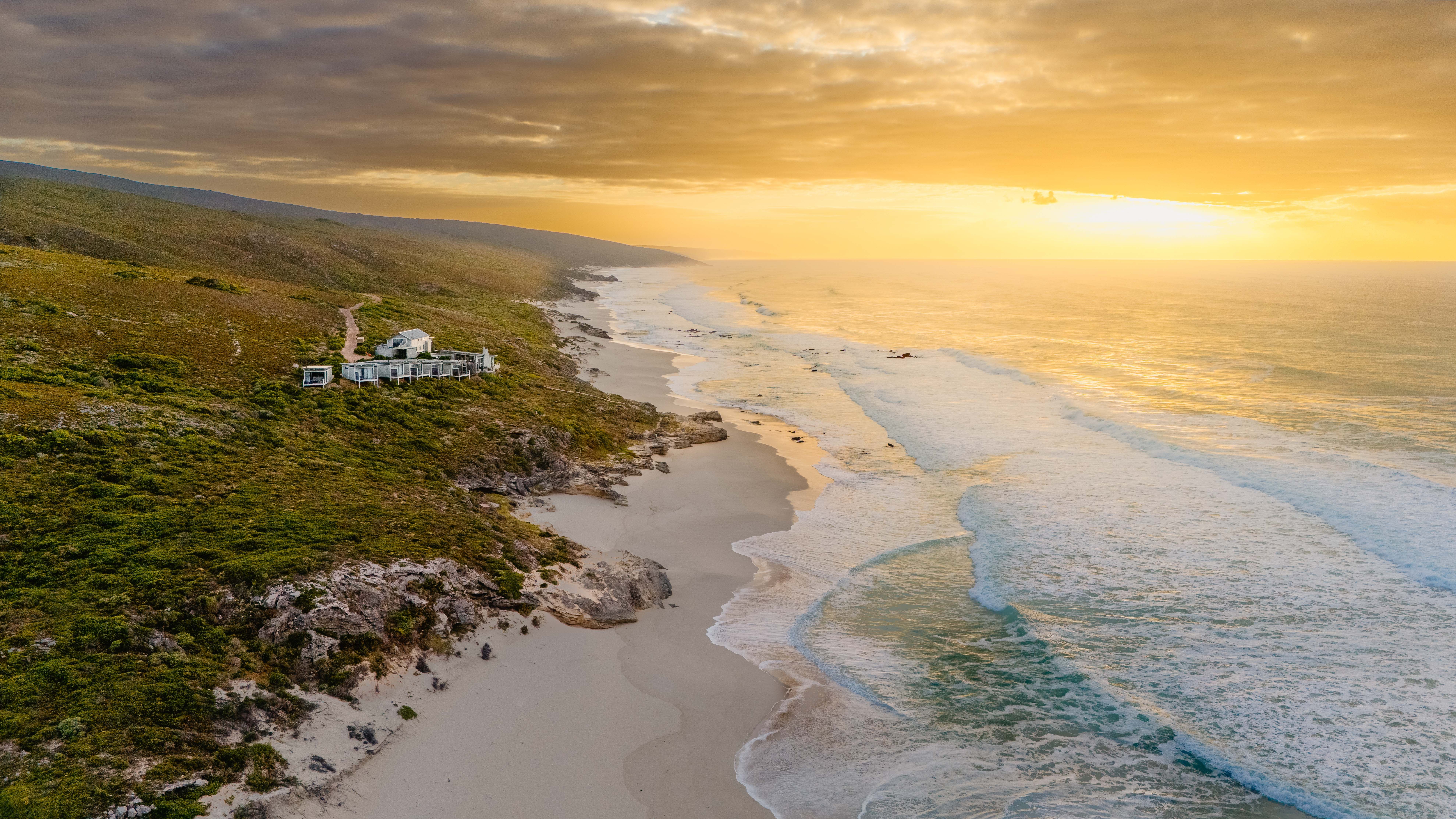 Sunset on the coast