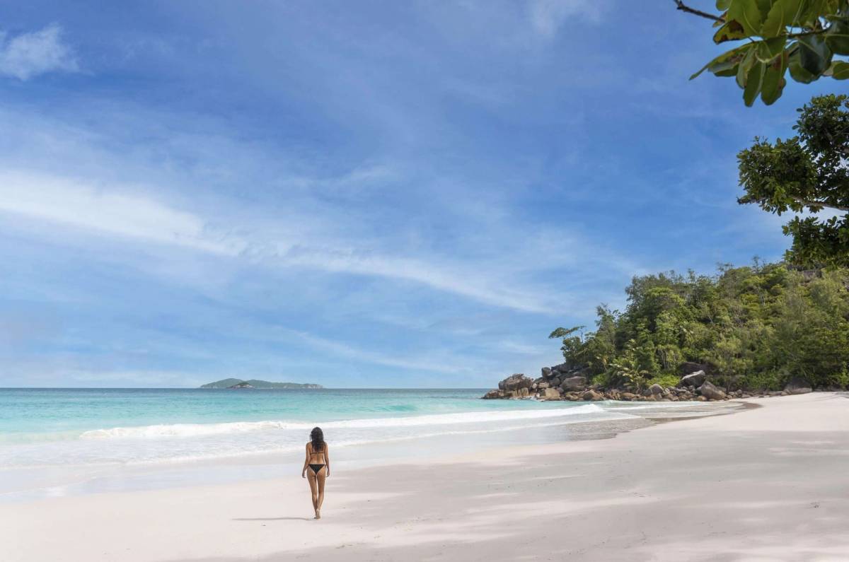 Strand auf Praslin