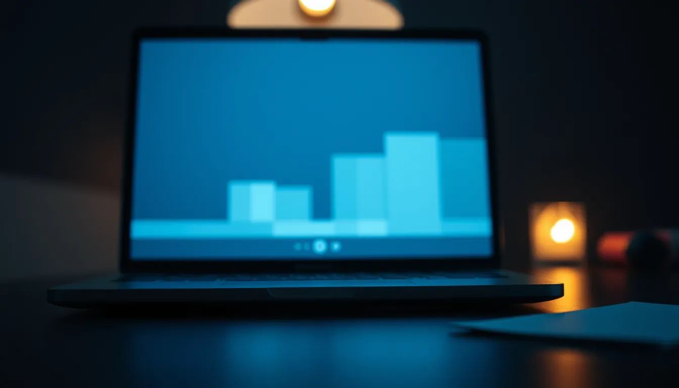 A timecoded review document on a laptop screen beside a printed script marked with coloured annotations.