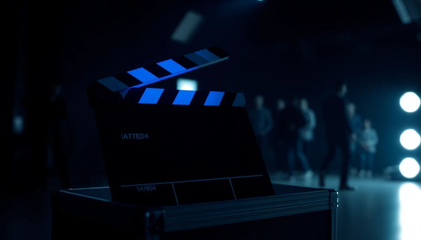 What a clapperboard actually does on a corporate film shoot in 2026