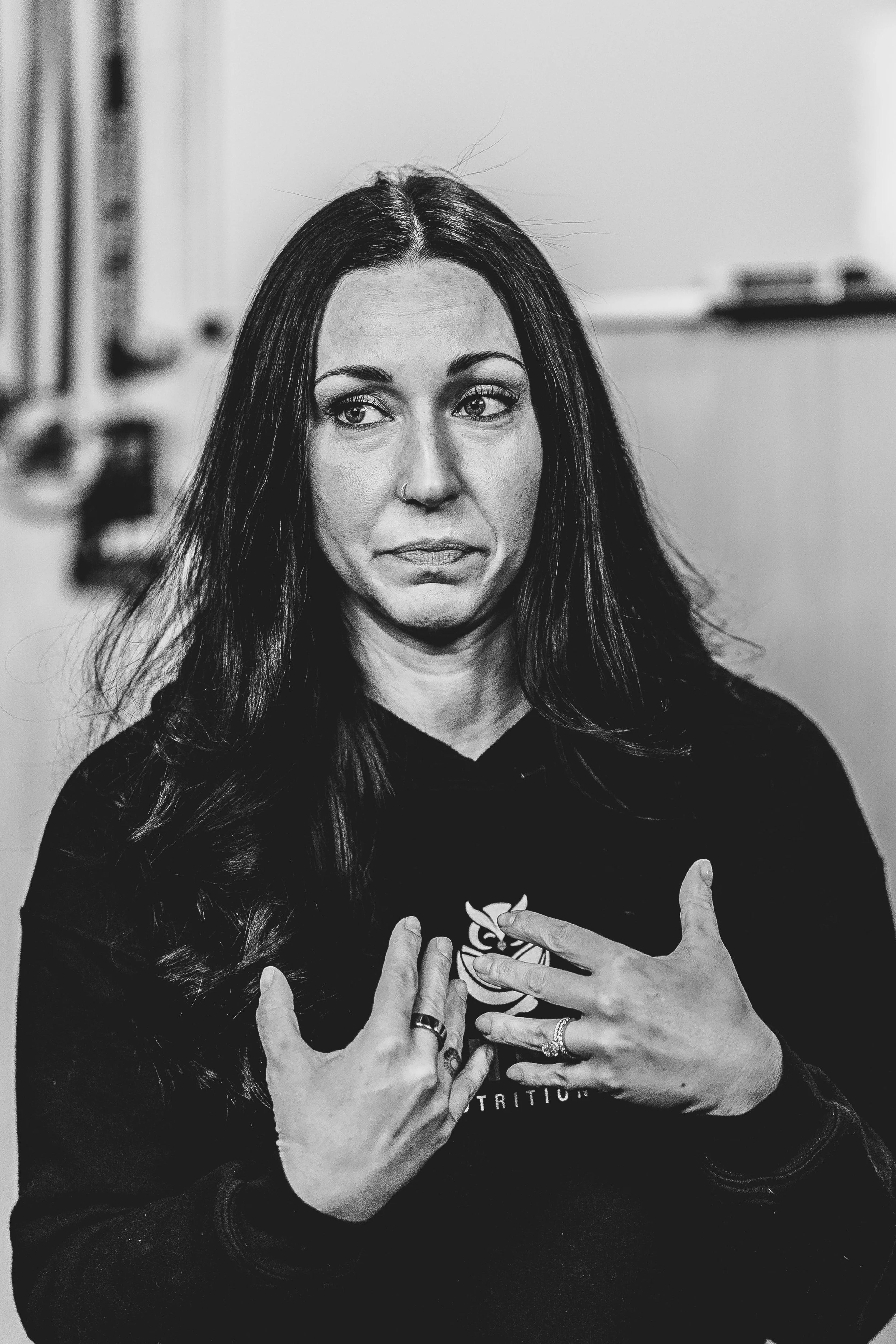 Katie B&W Portrait