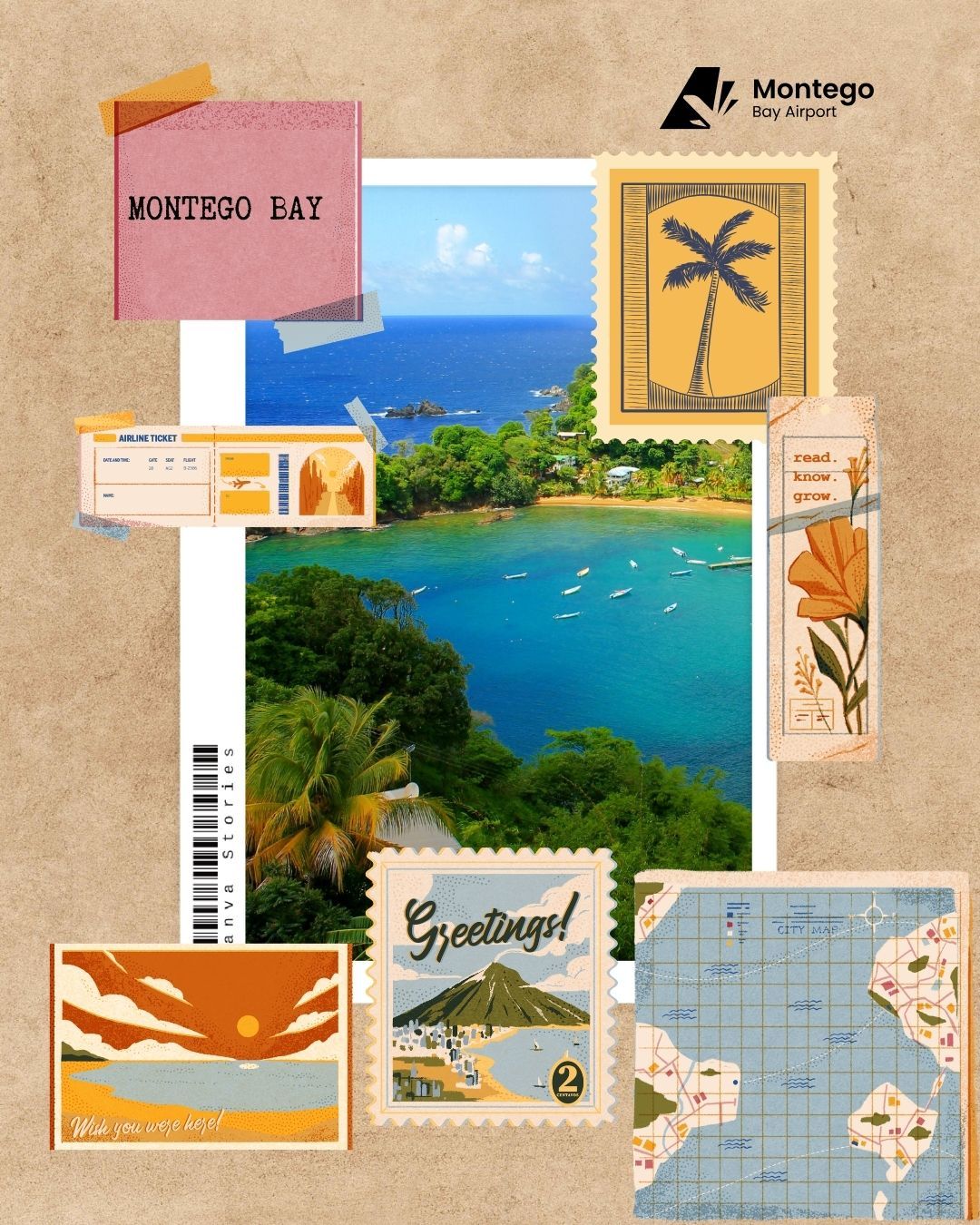 Montego Bay postal card
