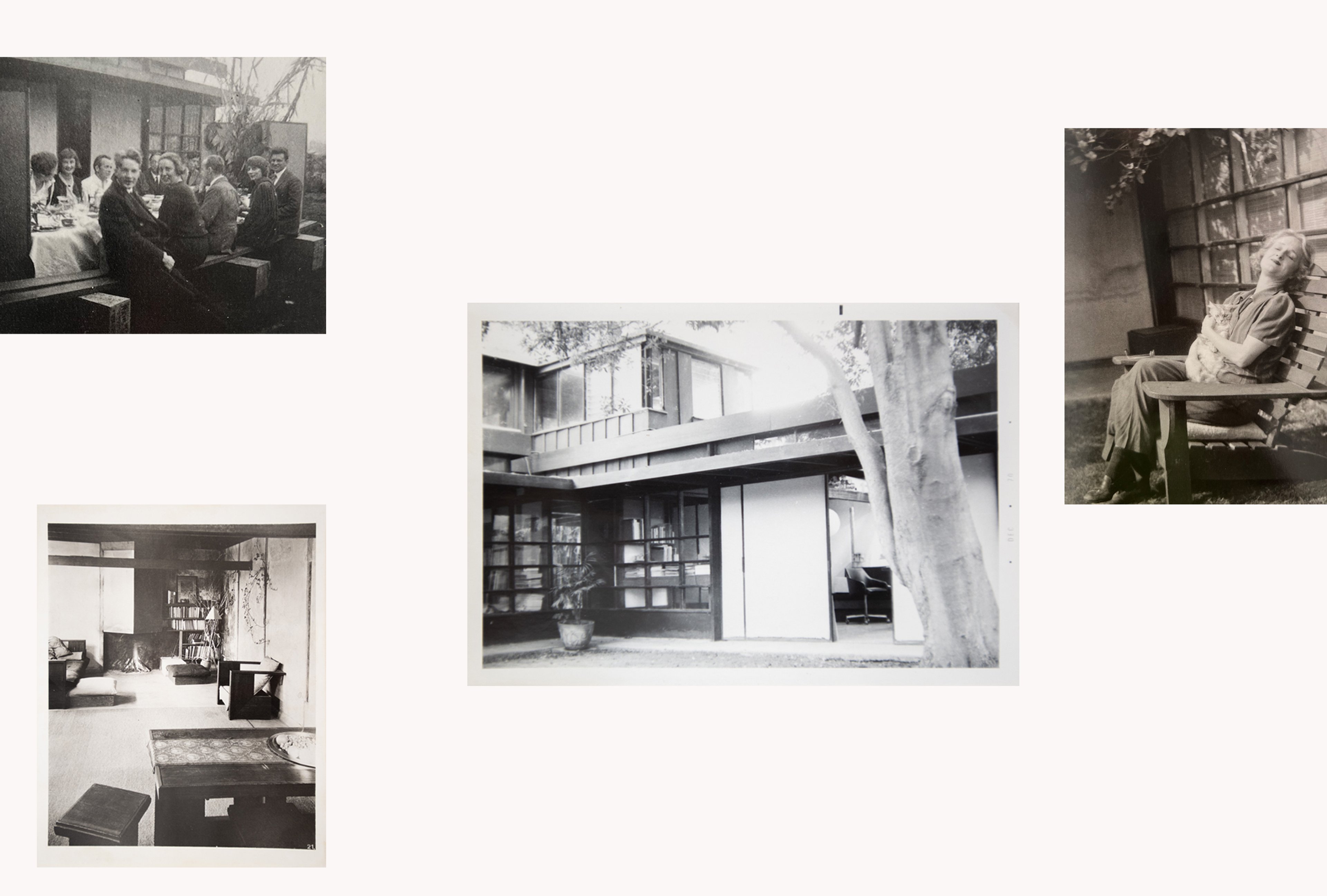 Photographs from the Architect’s archive inspire a sitting-centric audio tour for 835 Kings Road, West Hollywood, California.