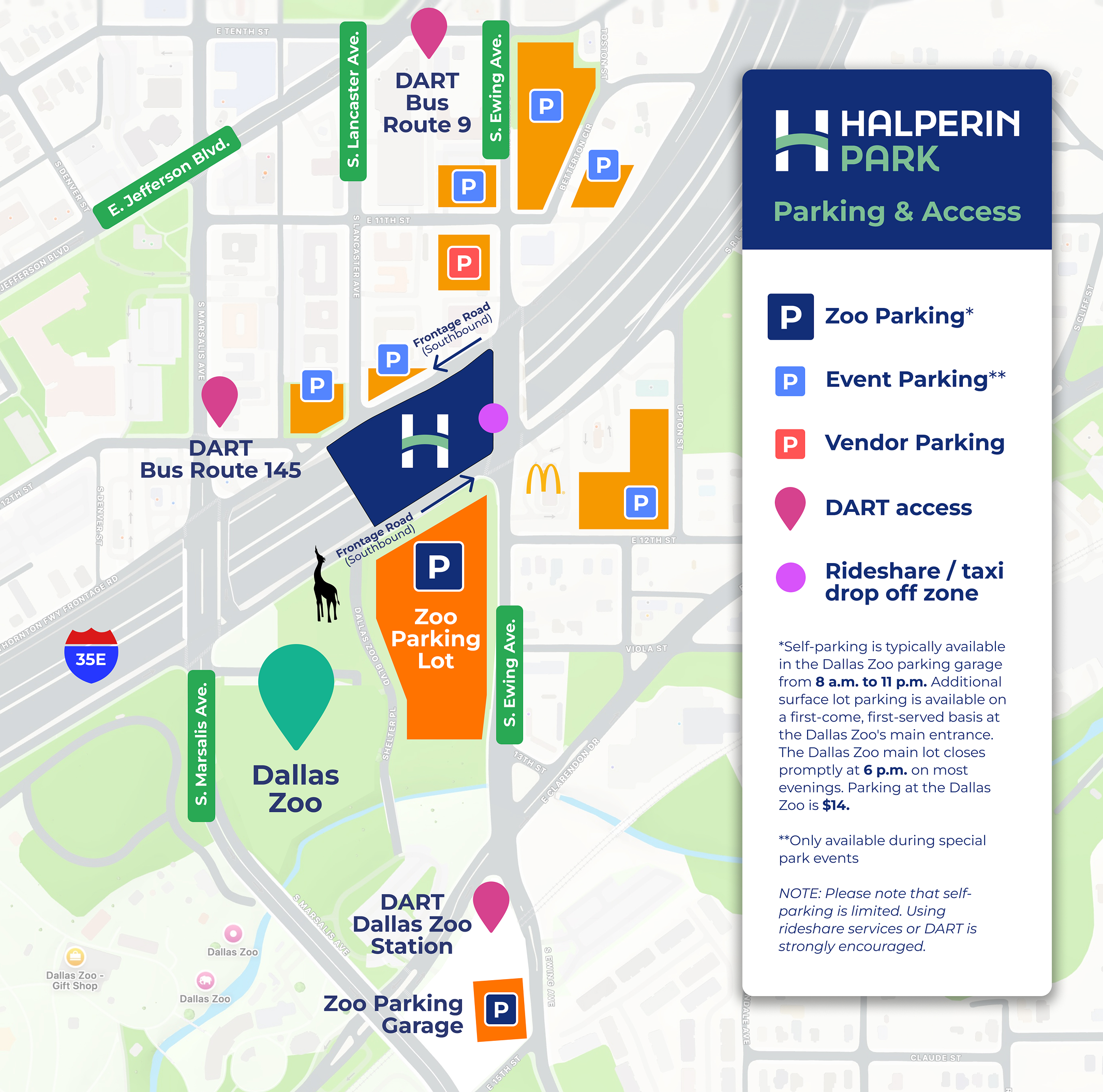 PARKING & ACCESS MAP