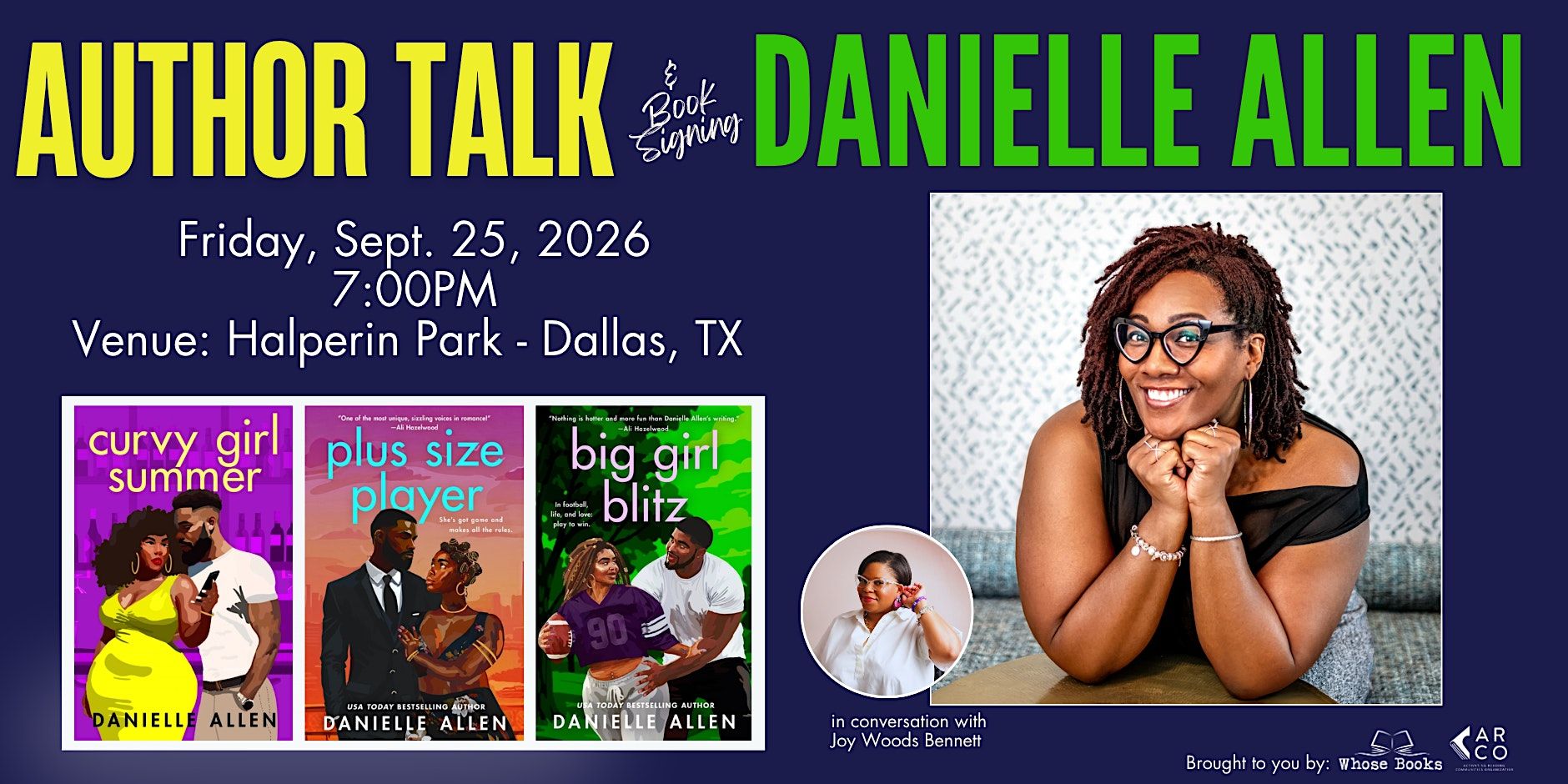 Author Talk & Book Signing With Danielle Allen