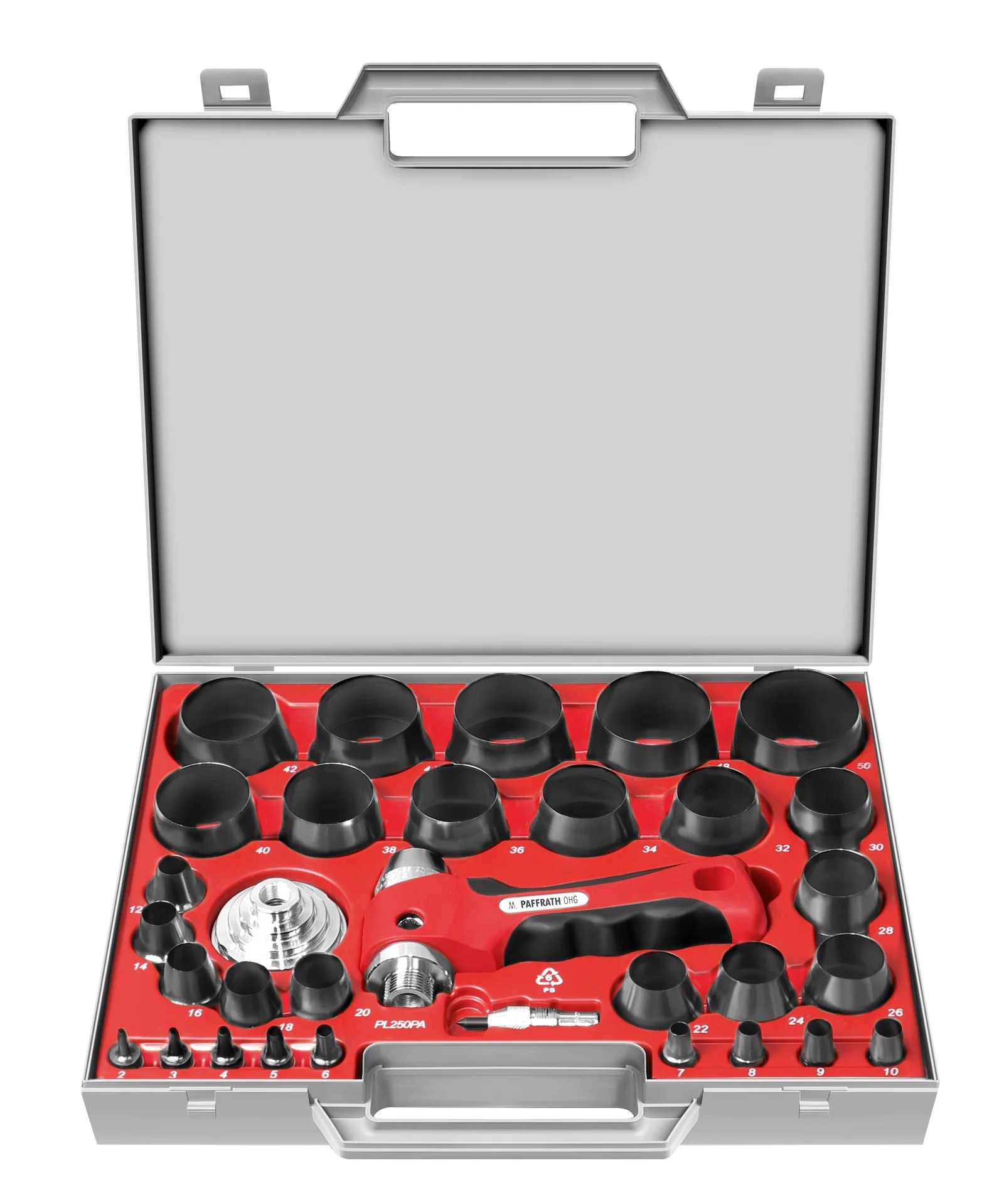 Koppelbare Lochstanzer Satz 2-50mm