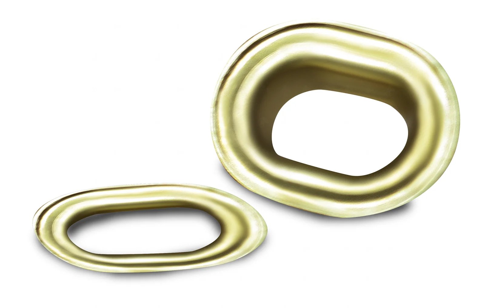 Öse und Scheibe 17 x 11 mm