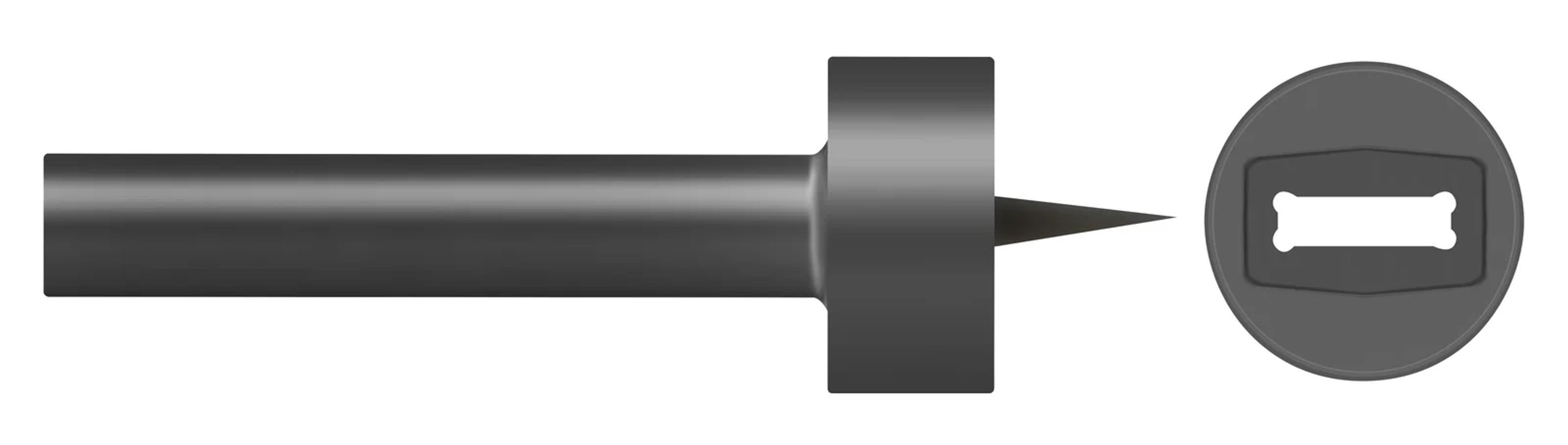 Ösenstanze für eckige Ösen Öseninnenmaß 27x8mm