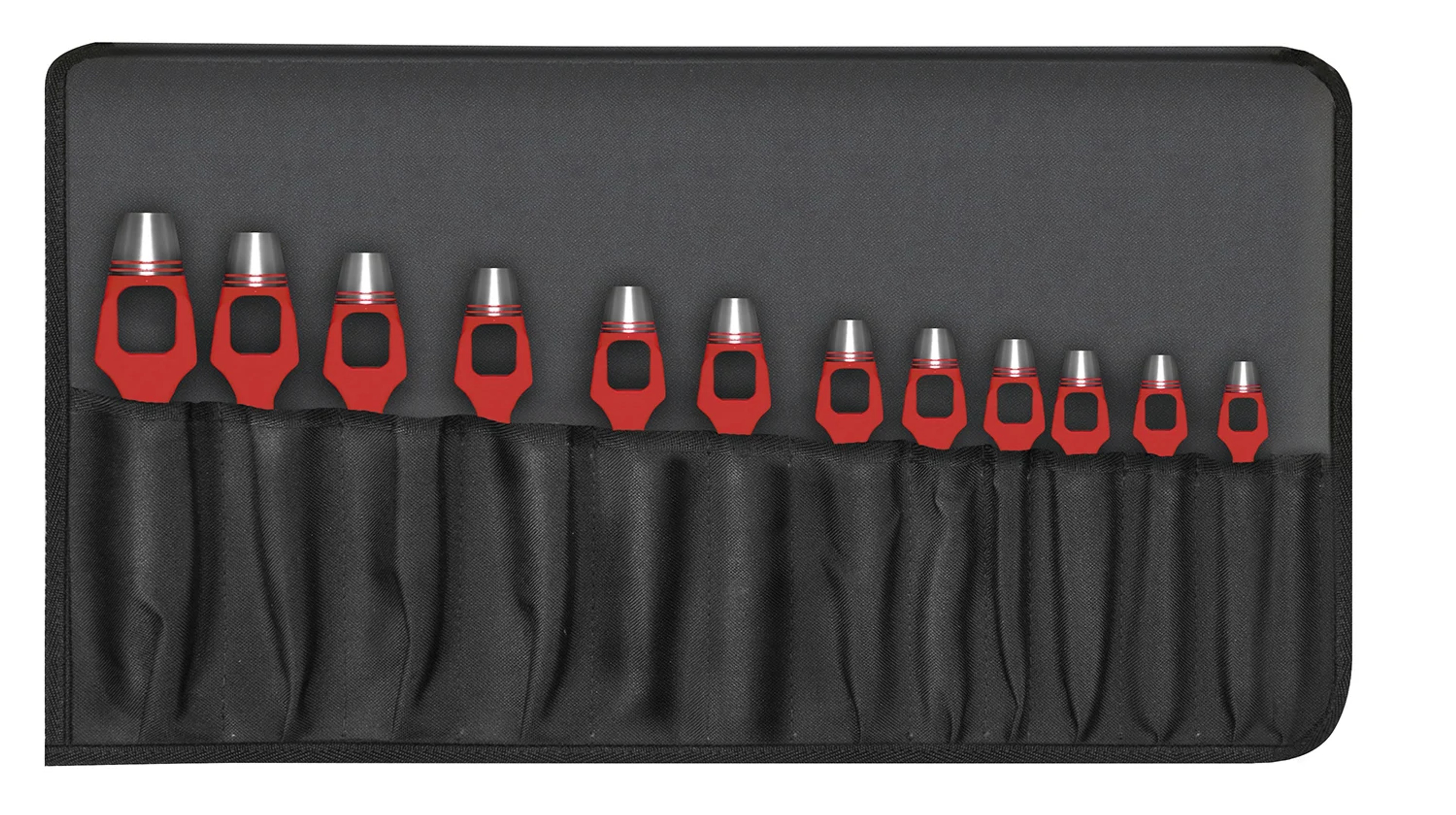 Henkellocheisen-Satz in Nylonrolltasche 2-20mm (19-tlg.)