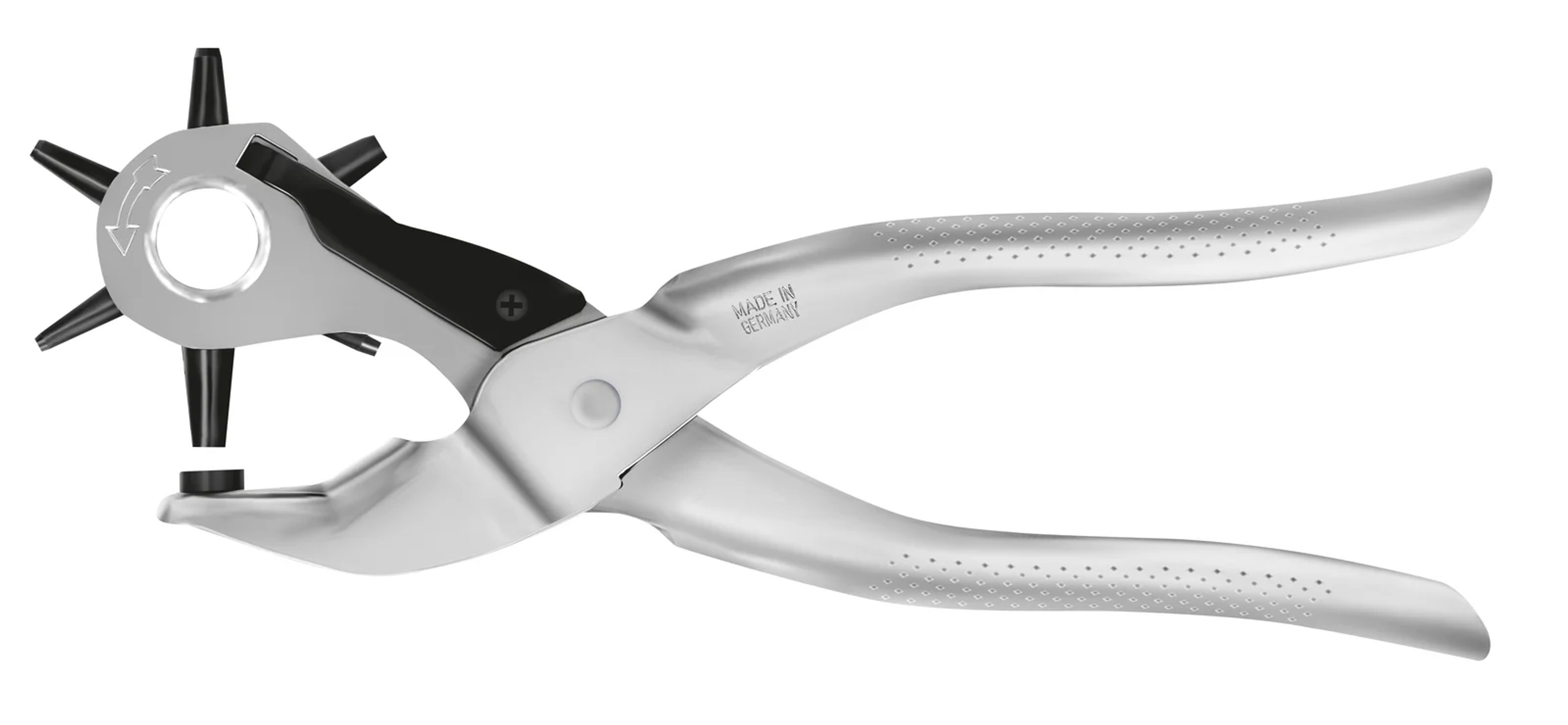 Revolverlochzange blank (aus Stahlblech gestanzt)  Ø 2,0-4,5mm