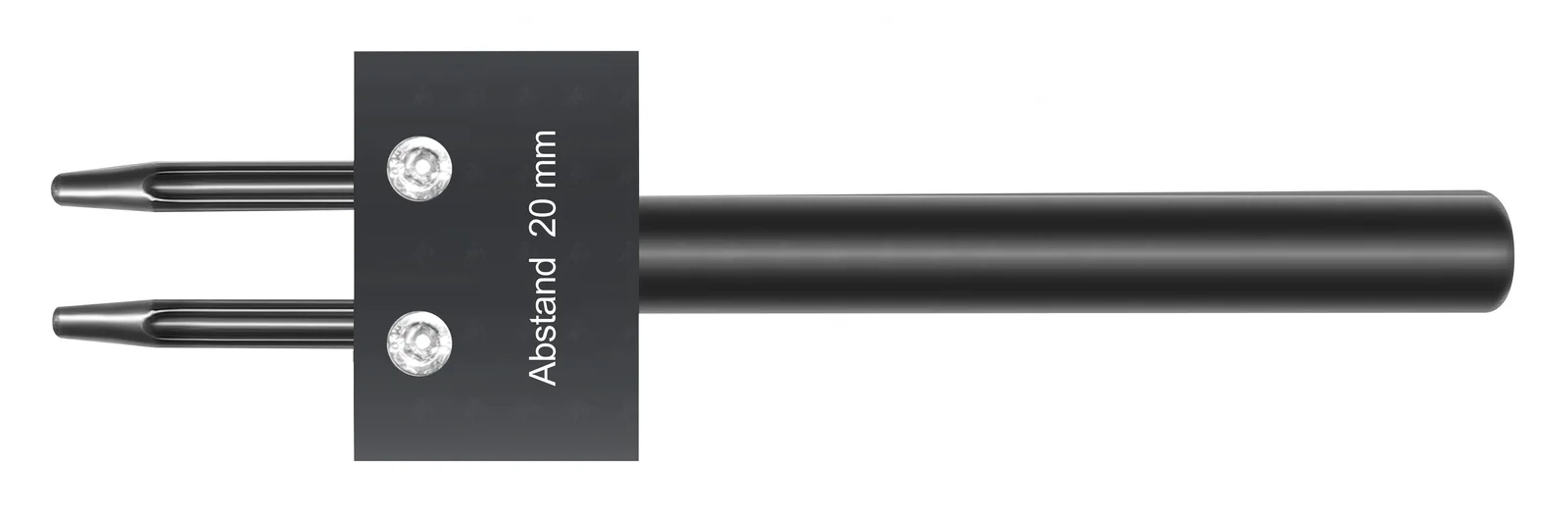 Doppellocheisen mit 20mm Abstand