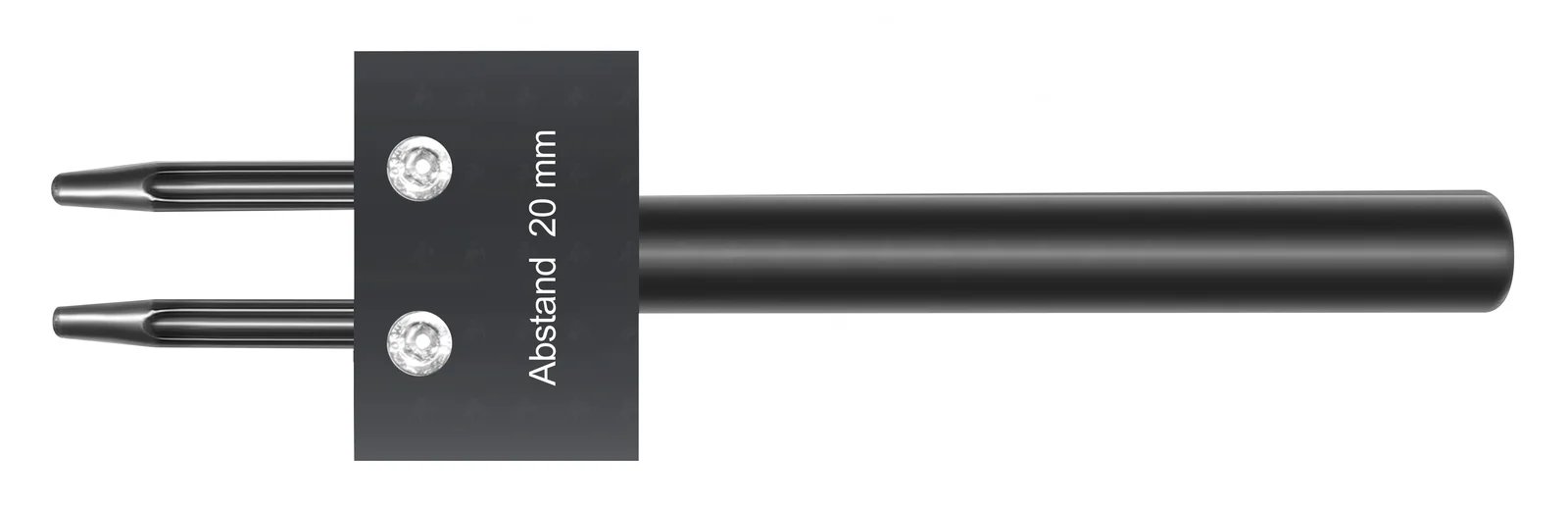 Doppellocheisen mit 20mm Abstand