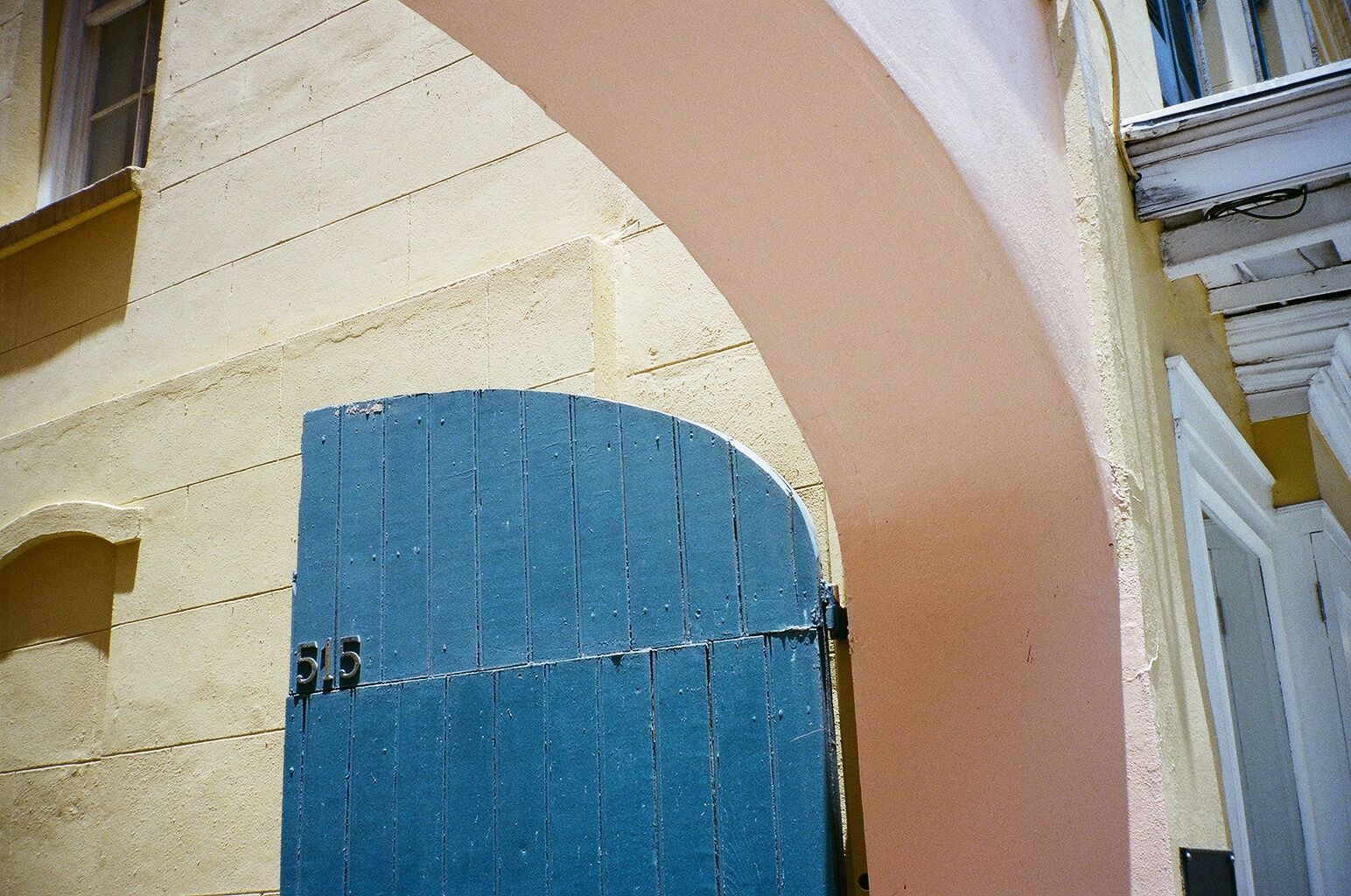 Blue door