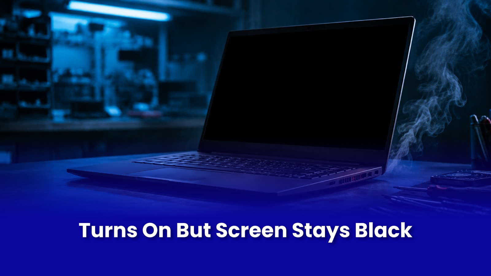 Laptop Turns On But Screen Stays Black - What's Actually Wrong | Pockit Engineers Mumbai