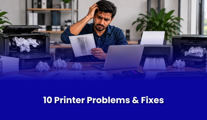 10 Common Printer Problems and Fixes | Pockit Engineers Mumbai