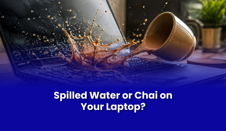 Spilled Water or Chai on Your Laptop? The First 10 Minutes Decide Everything | Pockit Engineers Mumbai
