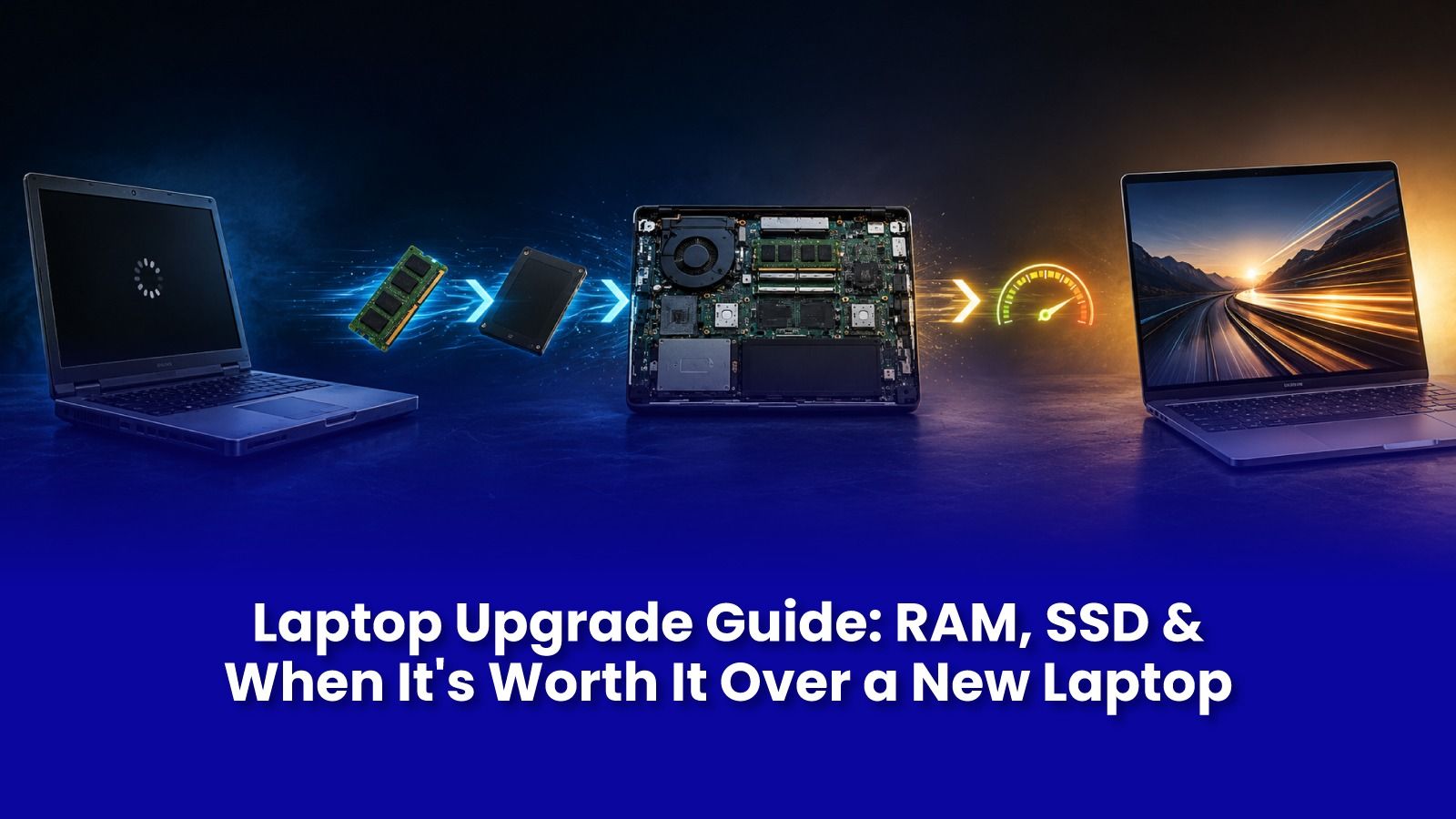 Laptop Upgrade Guide: RAM, SSD & When It's Worth It Over a New Laptop