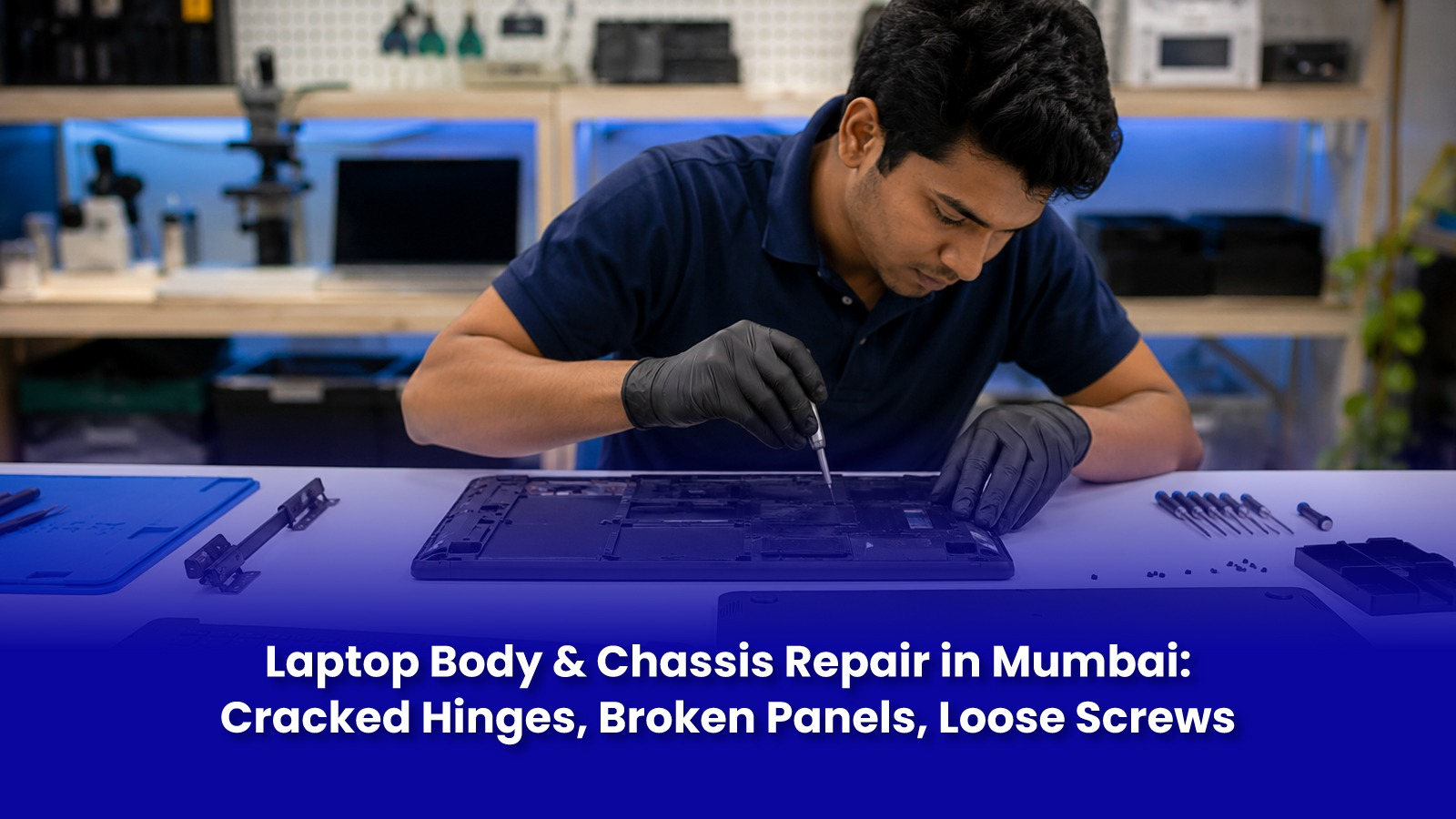 Laptop Body & Chassis Repair in Mumbai: Cracked Hinges, Broken Panels, Loose Screws | Pockit Engineers
