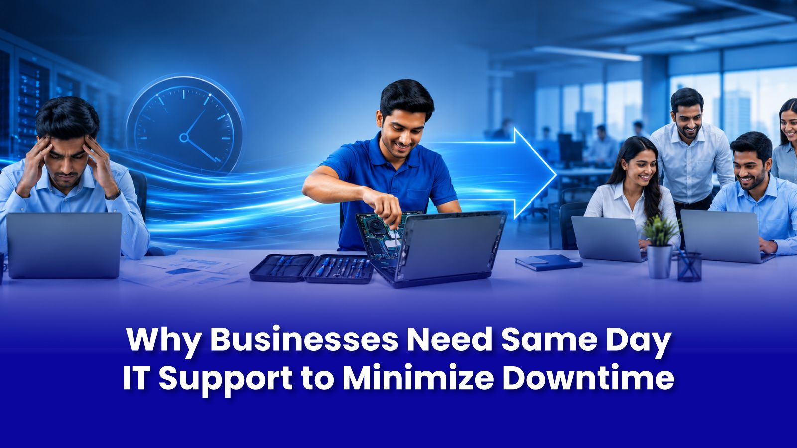 Why Businesses Need Same Day IT Support to Minimize Downtime | Pockit Engineers