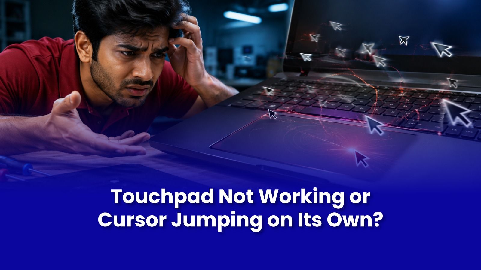 Laptop Touchpad Not Working or Cursor Jumping on Its Own? Here's Why | Pockit Engineers Mumbai