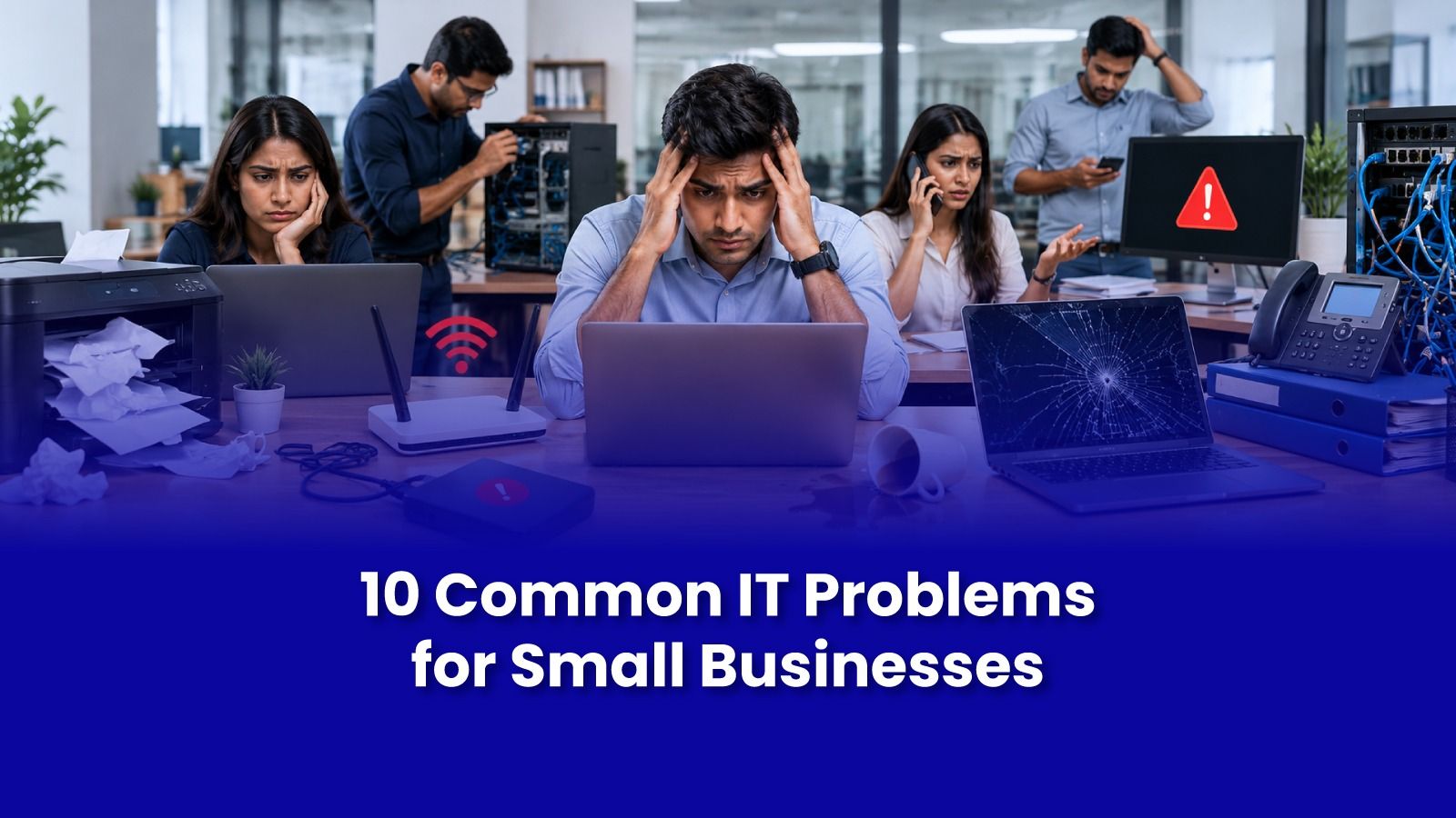 10 Common IT Problems Small Businesses Face (and Fixes) | Pockit Engineers Mumbai