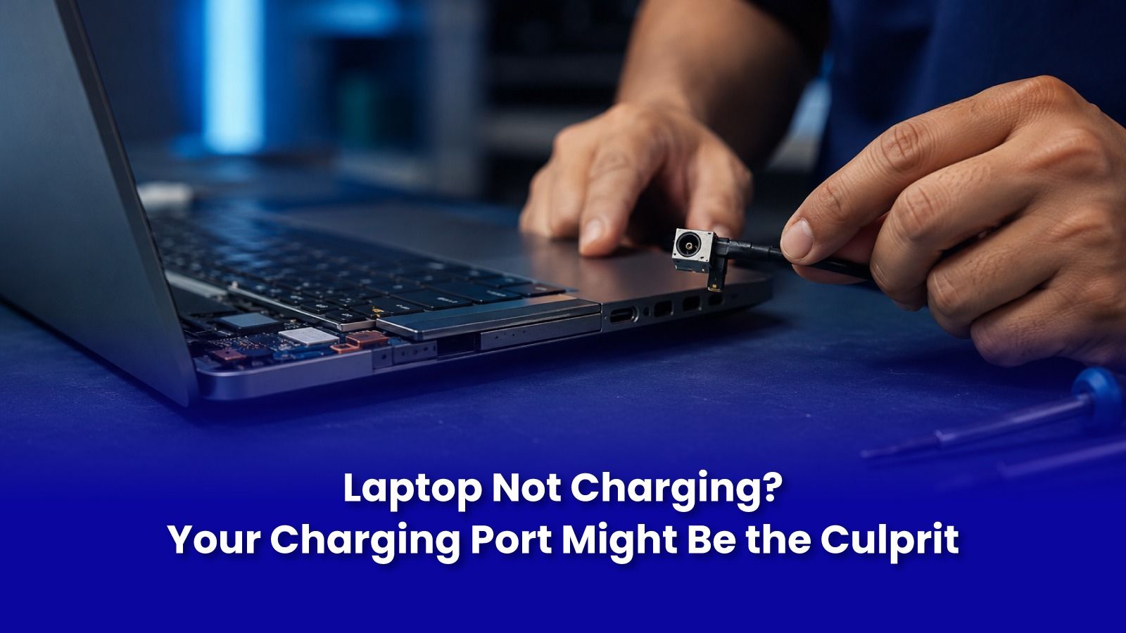 Laptop Not Charging Even Though the Adapter Works? The Charging Port Could Be the Issue | Pockit Engineers