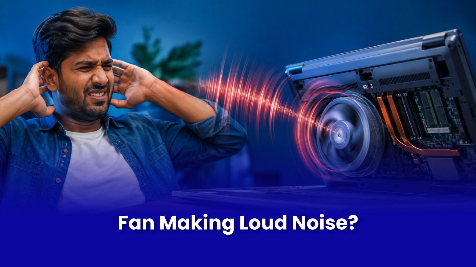 Laptop Fan Making Loud Noise? What Grinding, Whining & Rattling Actually Mean | Pockit Engineers Mumbai