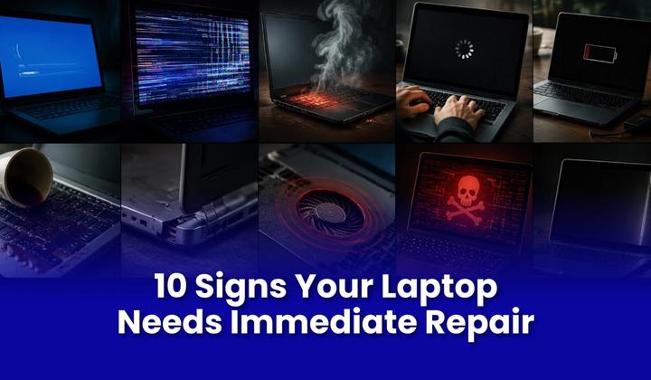 10 Signs Your Laptop Needs Immediate Repair | Laptop Repair in Mumbai | Pockit Engineers