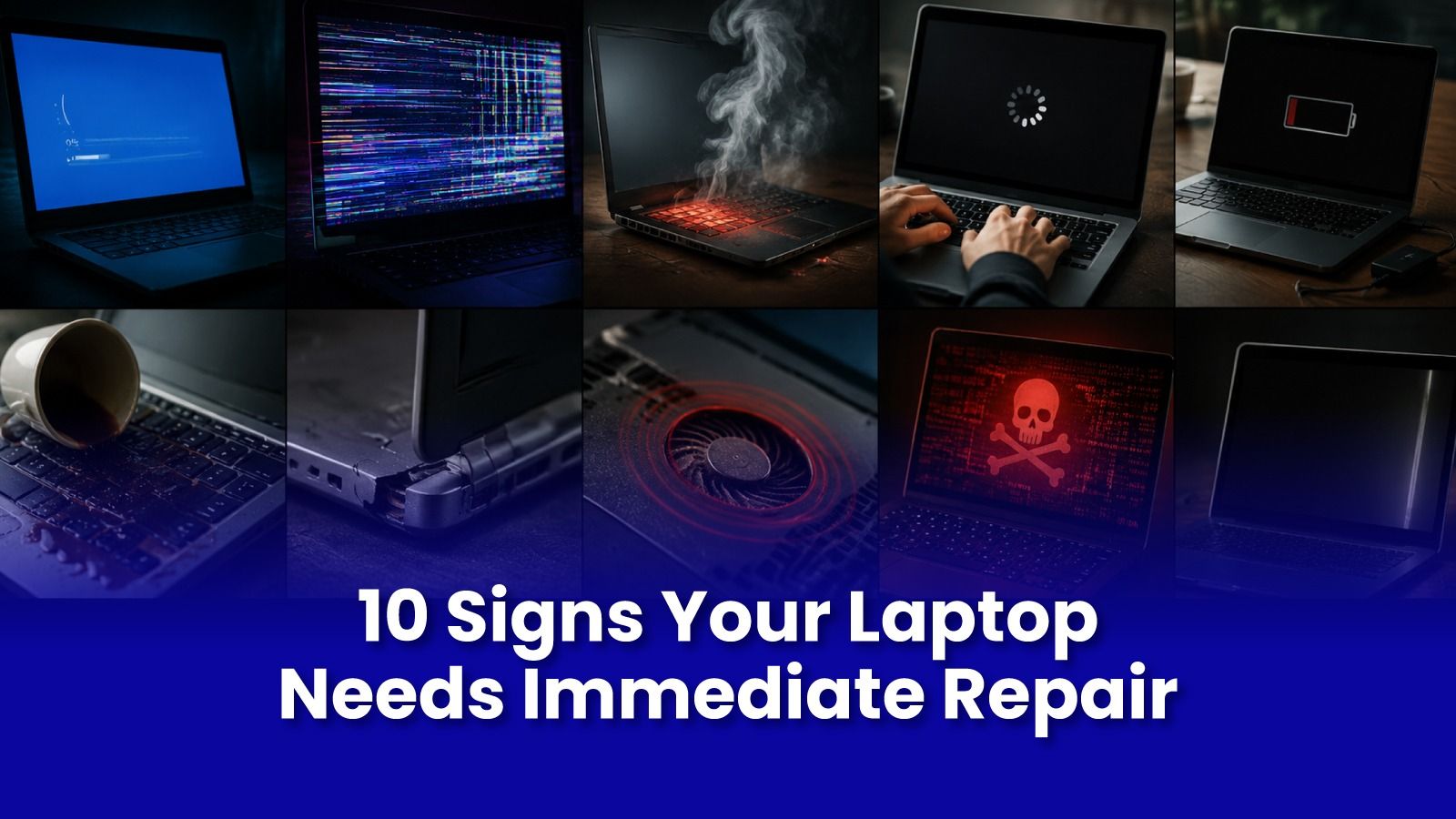 10 Signs Your Laptop Needs Immediate Repair | Laptop Repair in Mumbai | Pockit Engineers