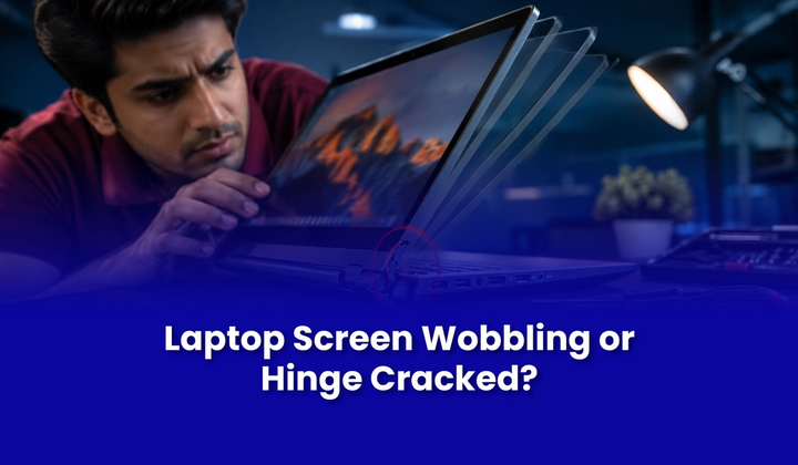 Laptop Screen Wobbling or Hinge Cracked? Why This Repair Can't Wait | Pockit Engineers Mumbai
