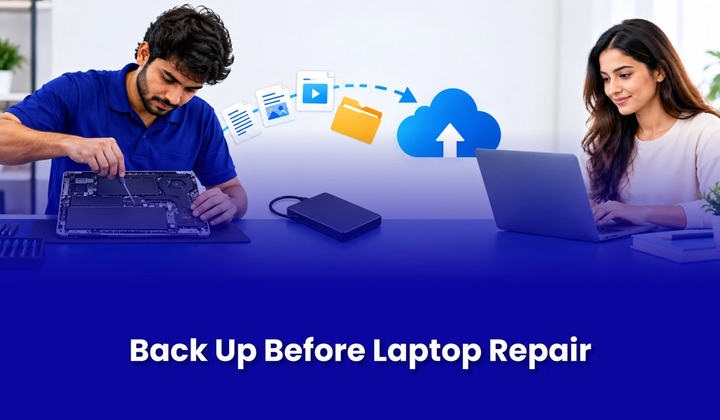How to Back Up Files Before Laptop Repair | Laptop Service in Mumbai