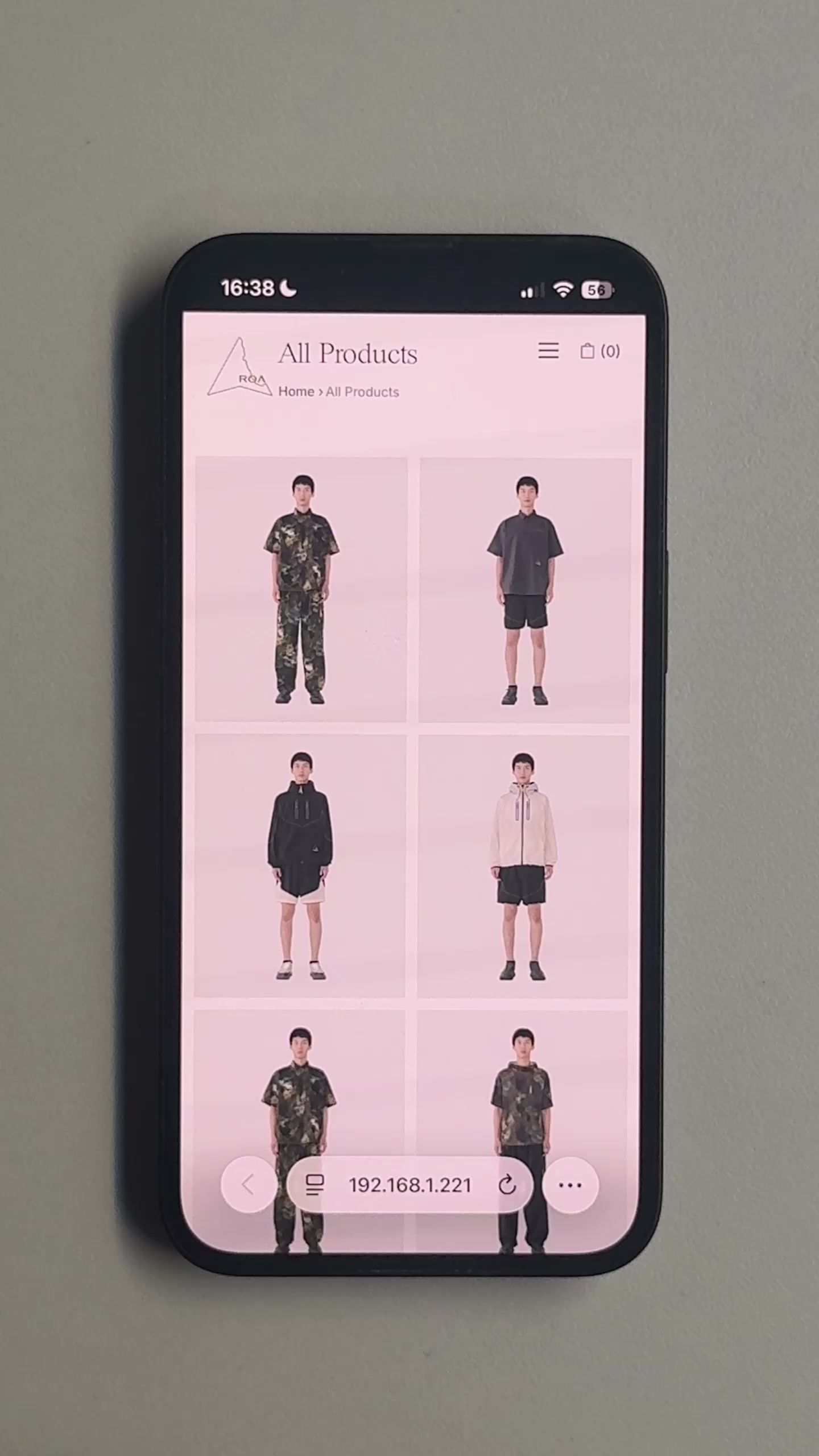 Still from the Research video: What if you e-shop without tap nor click?