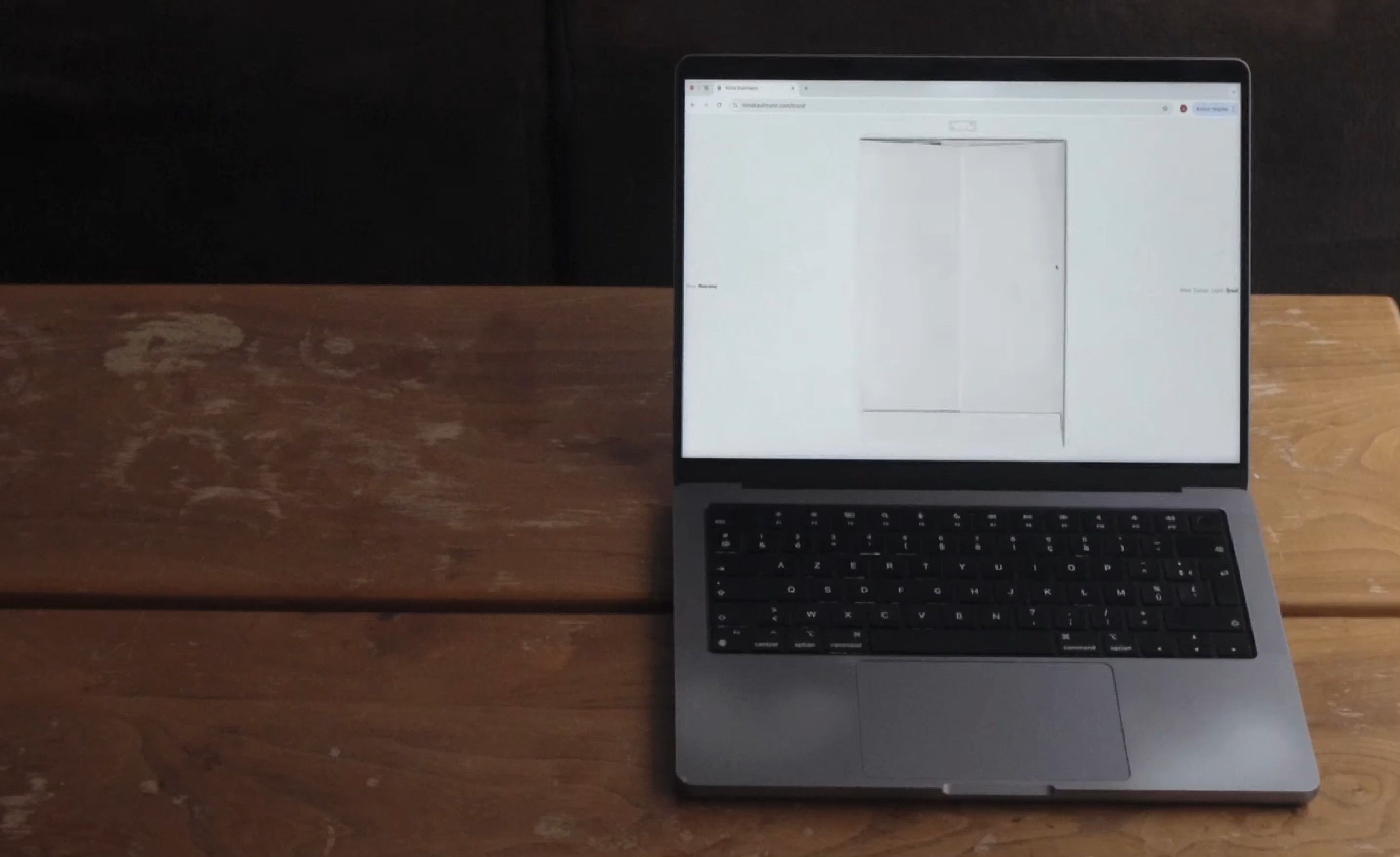 Nima Kaufmann Editorial Website