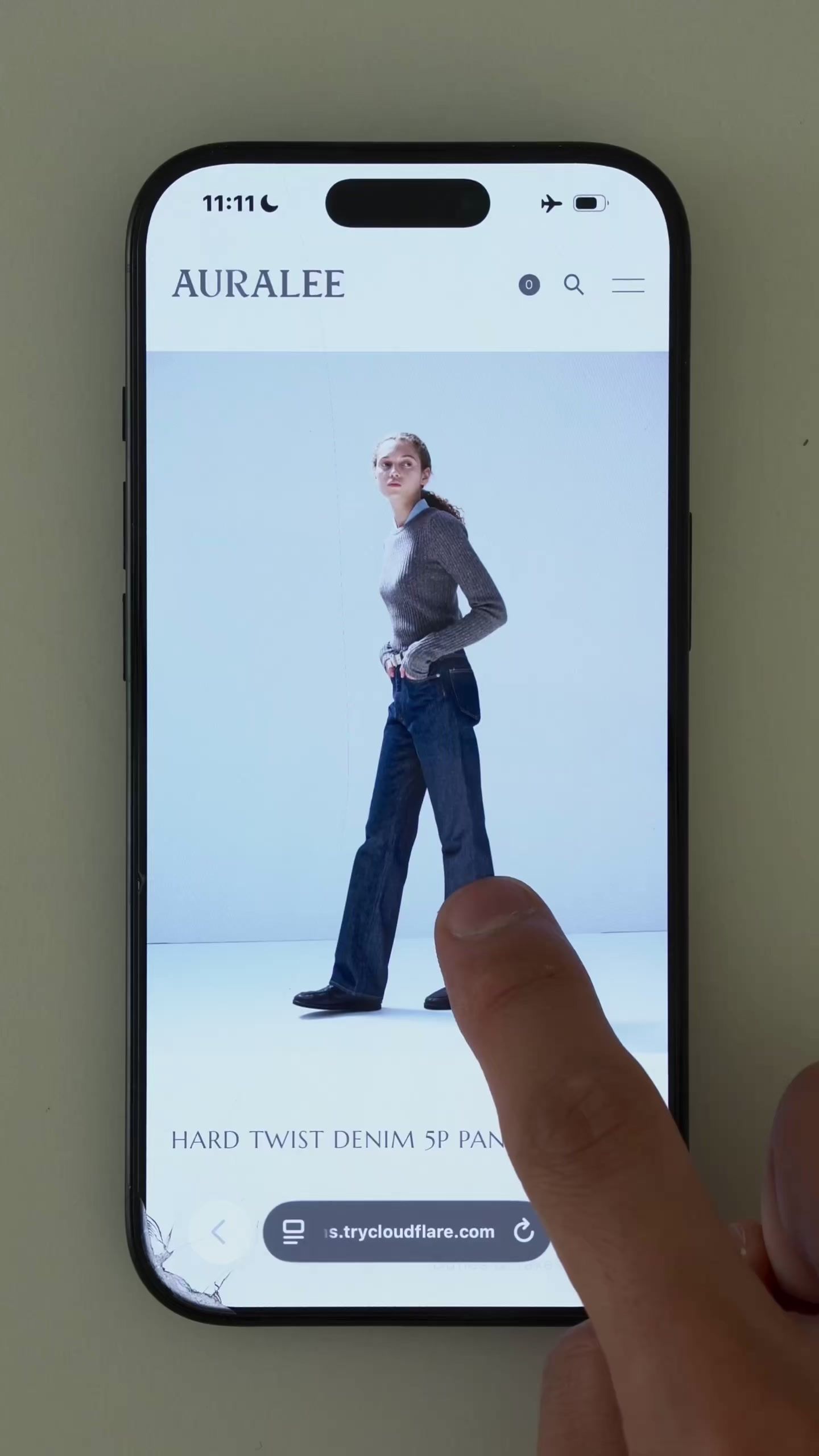 Still from the Research video: What if you could bring the fabric into focus?