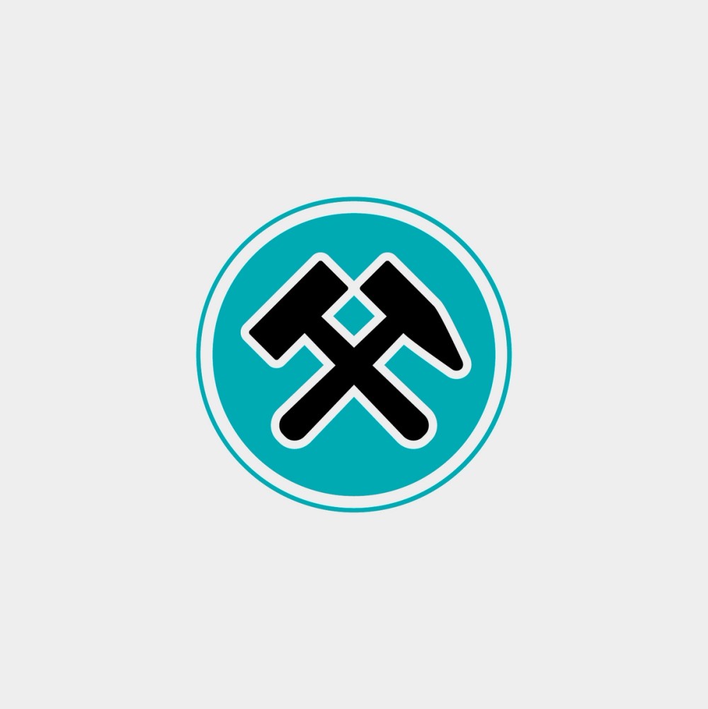 Guido Mine mark in turquoise