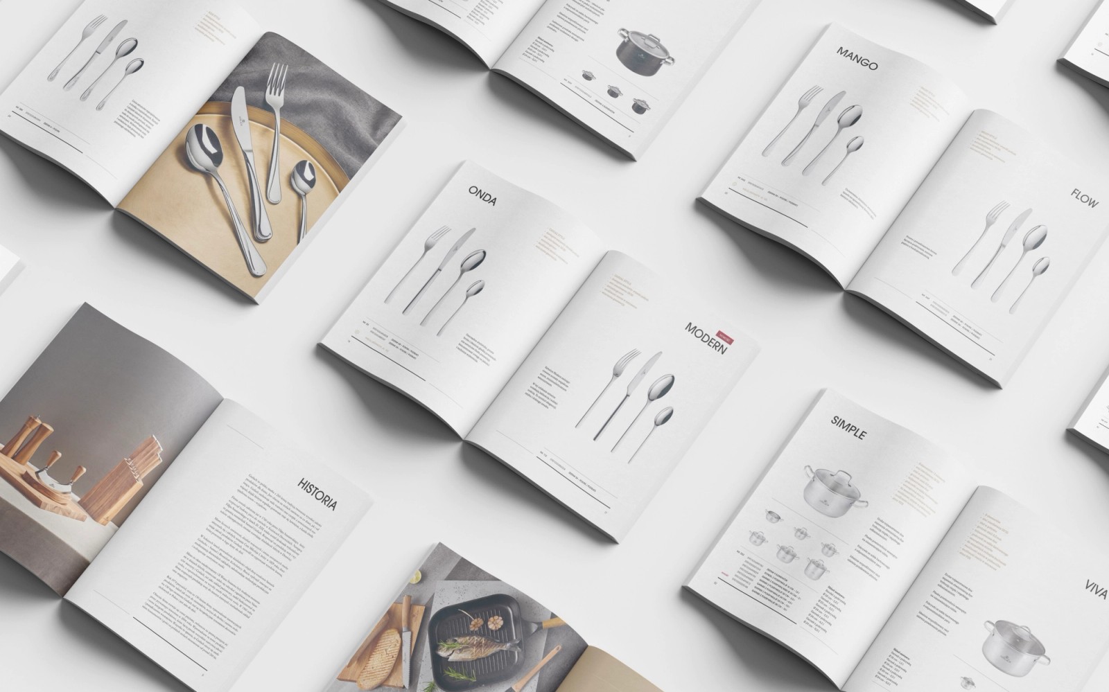 Spreads of Gerlach product catalogues