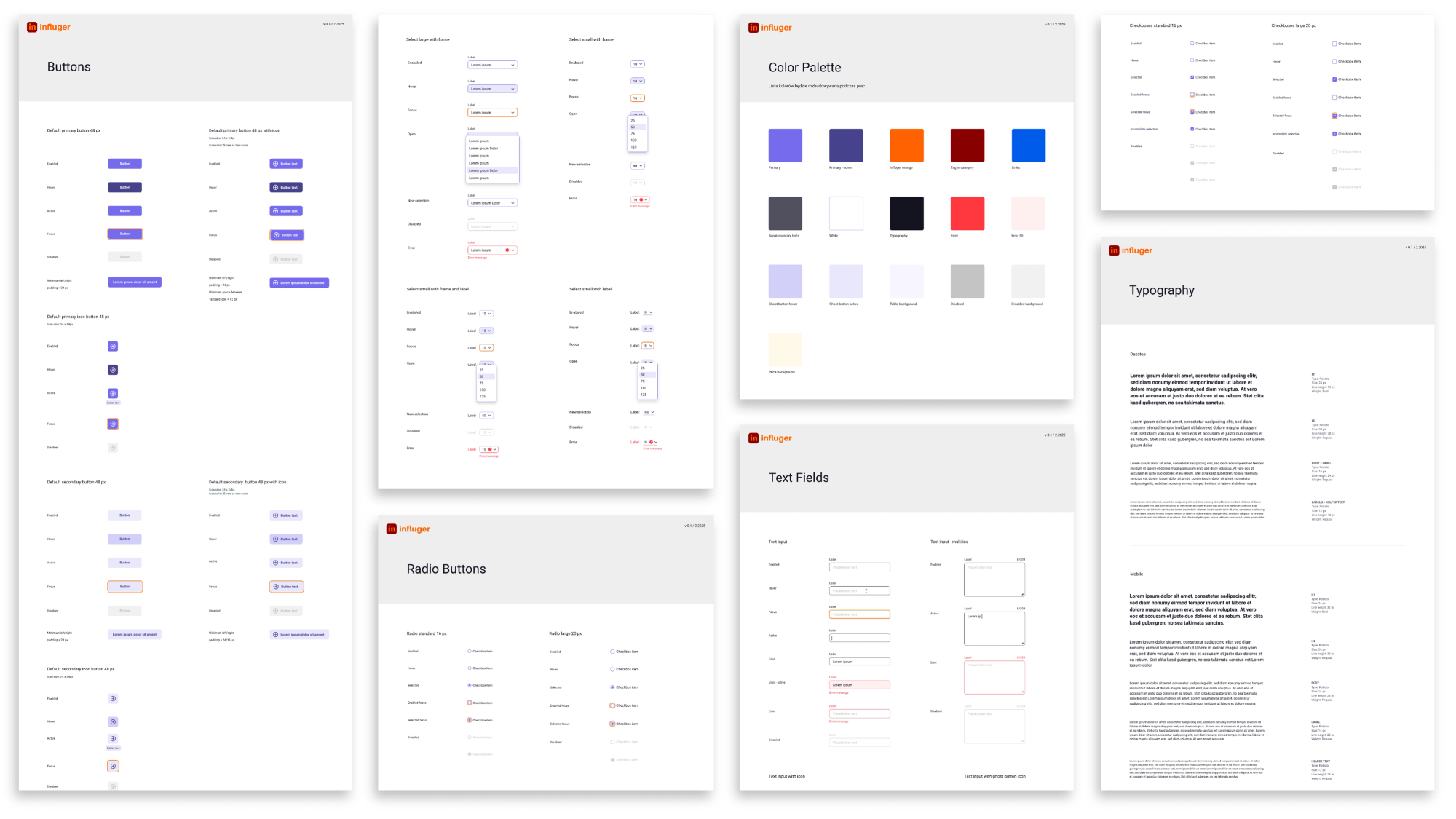 Part of the Influger design system
