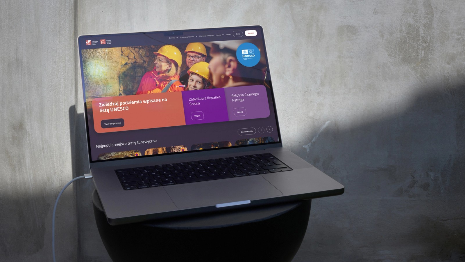 The website of the Historic Silver Mine in Tarnowskie Góry