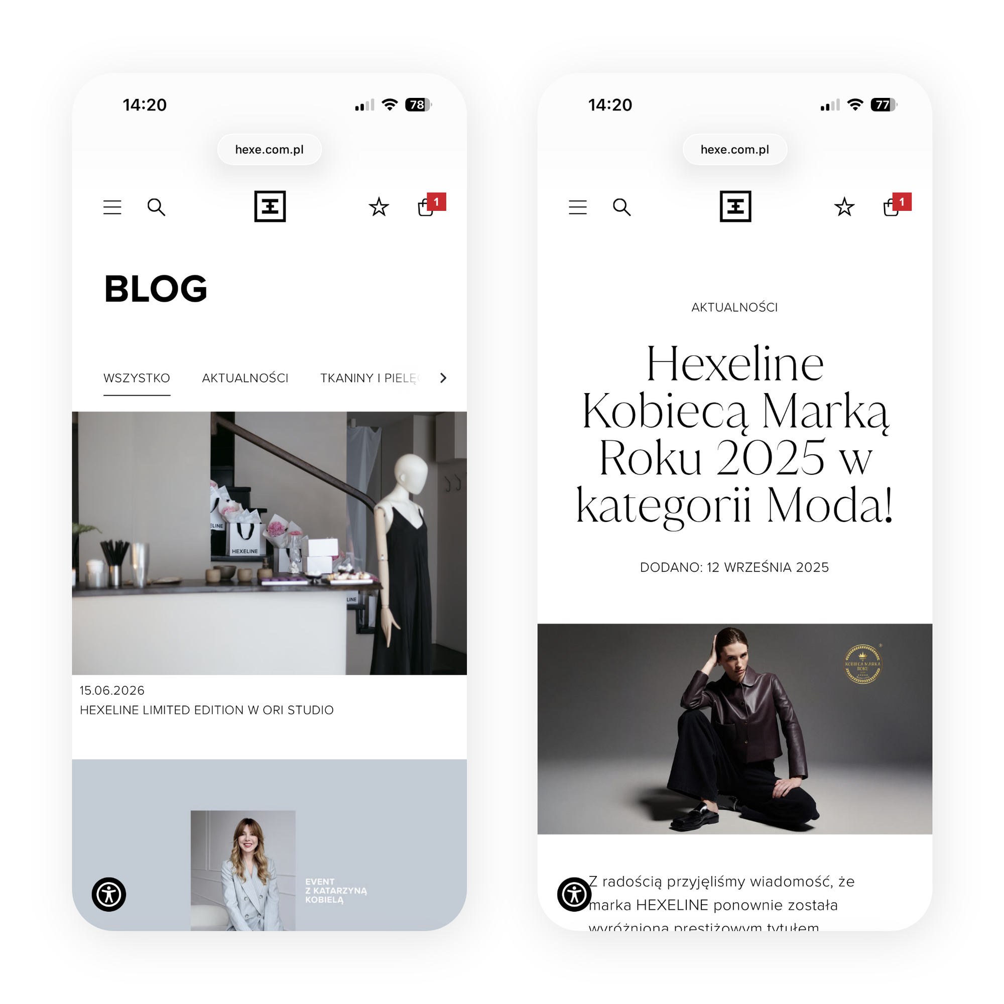 Hexeline blog and news on mobile