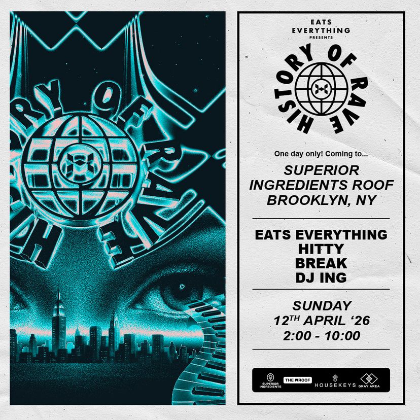 Eats Everything: History of Rave event artwork