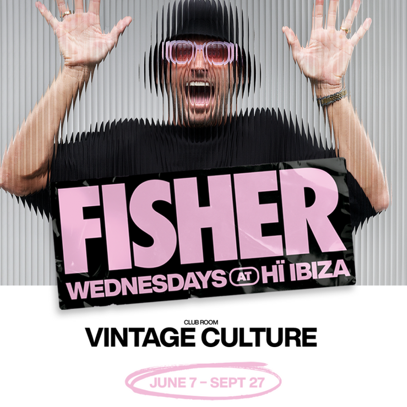 FISHER with Solardo, Vintage Culture and Yotto event artwork