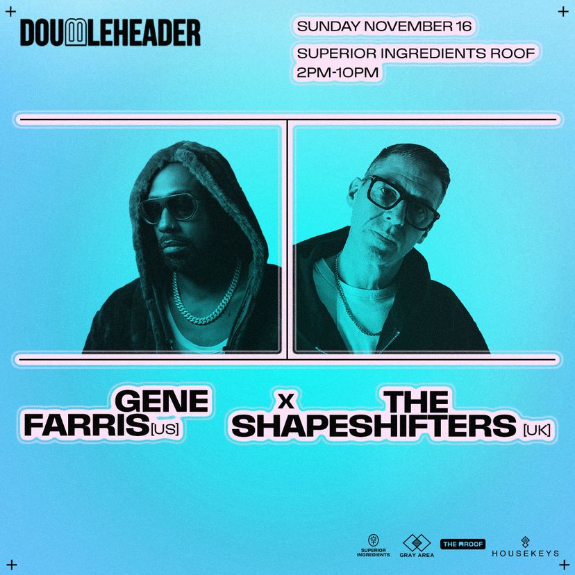 Doubleheader: Gene Farris x The Shapeshifters event artwork