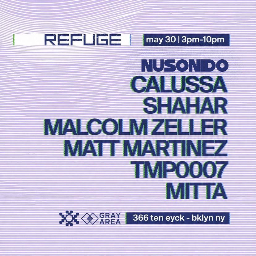 Calussa presents NUSONIDO event artwork